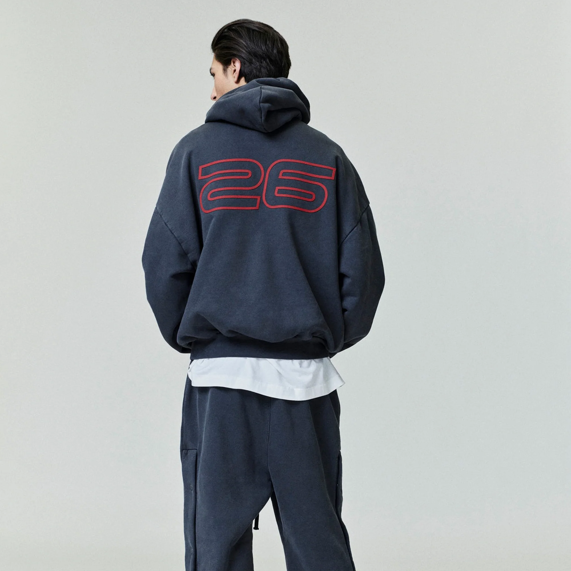 Fear of God ESSENTIALS Mens Heavy Fleece 90's Hoodie - Image 3