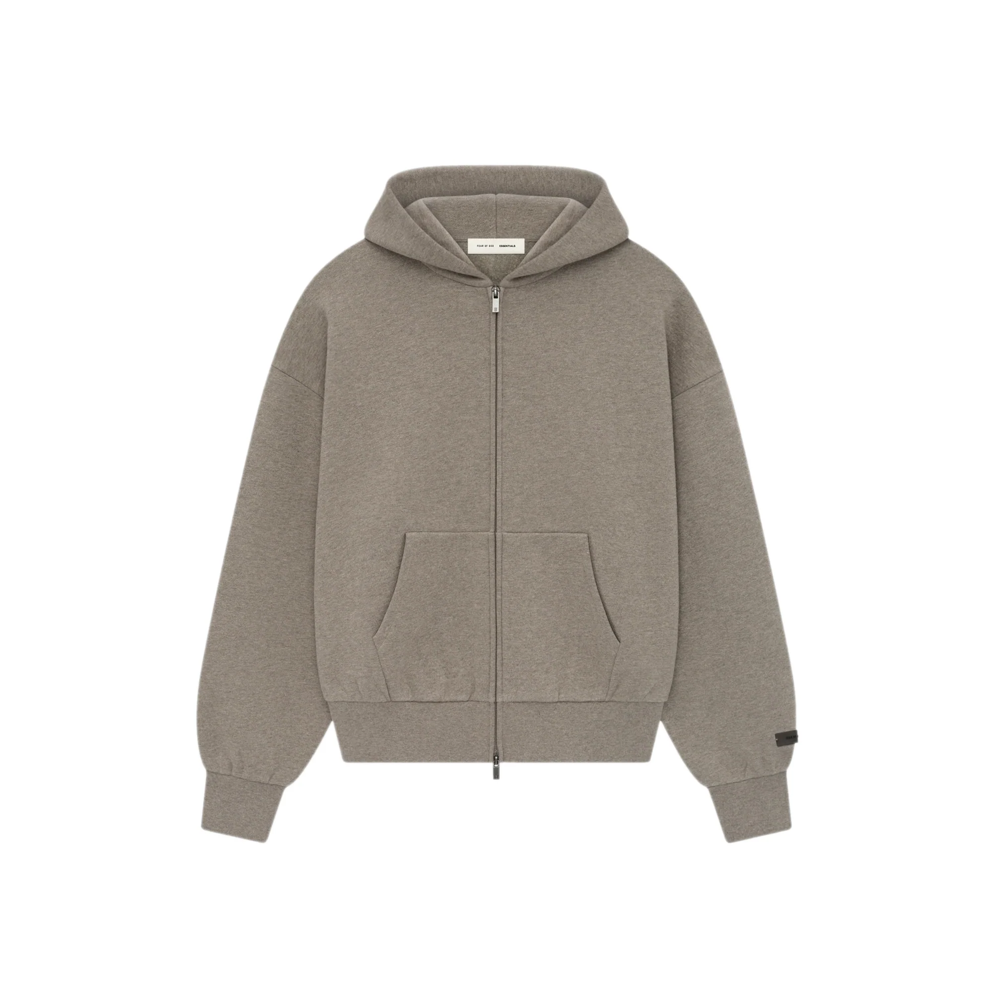 Fear of God ESSENTIALS Mens Classic Fit Fleece Zip Up Hoodie