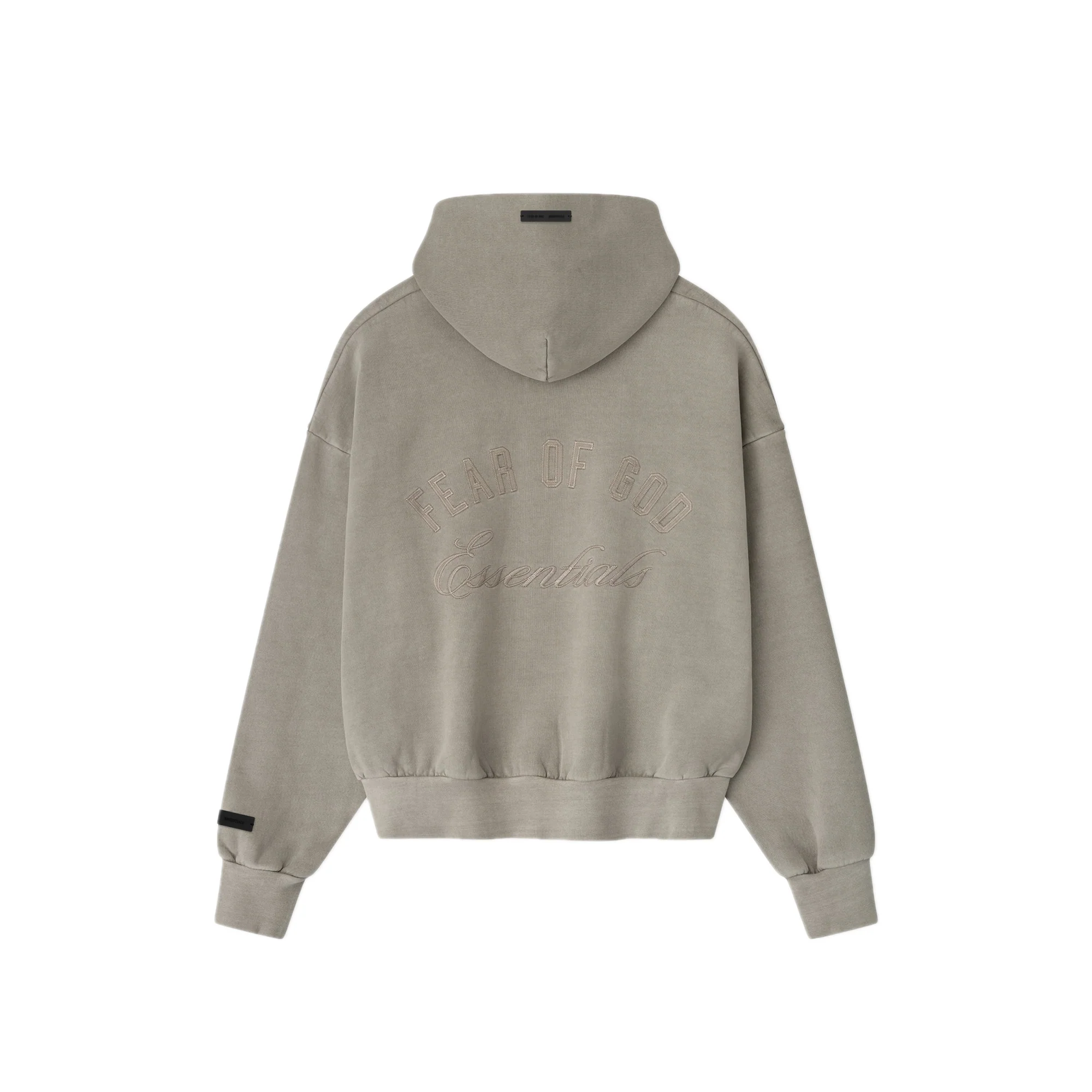 Fear of God ESSENTIALS Mens Classic Full Zip Hoodie - Image 3