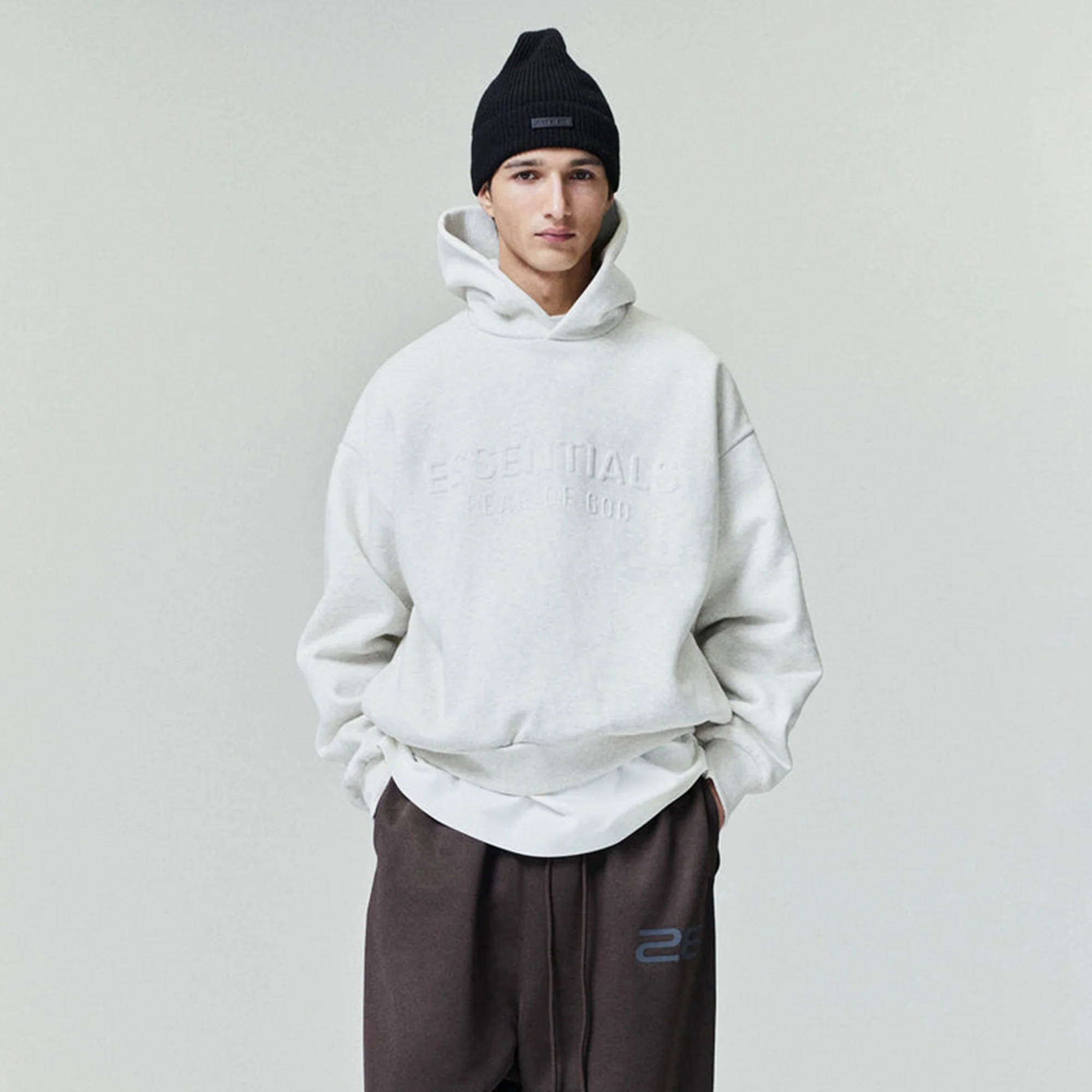 Fear of God ESSENTIALS Mens Classic Hoodie - Image 2