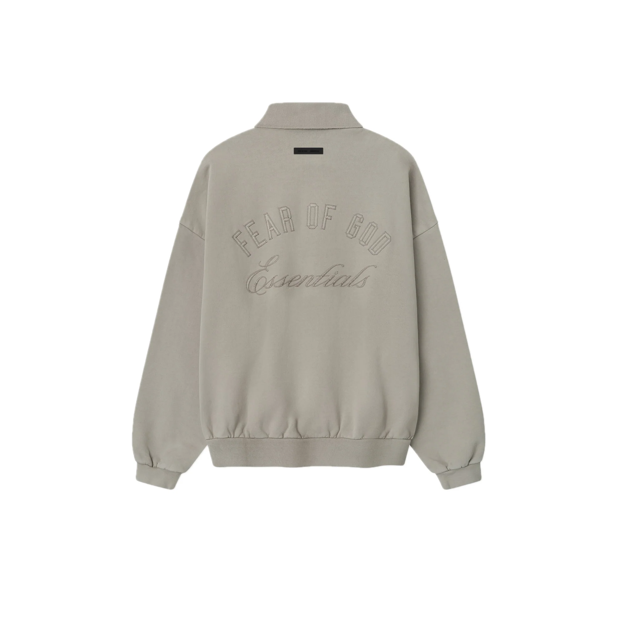 Fear of God ESSENTIALS Mens Classic Polo Sweatshirt - Image 2