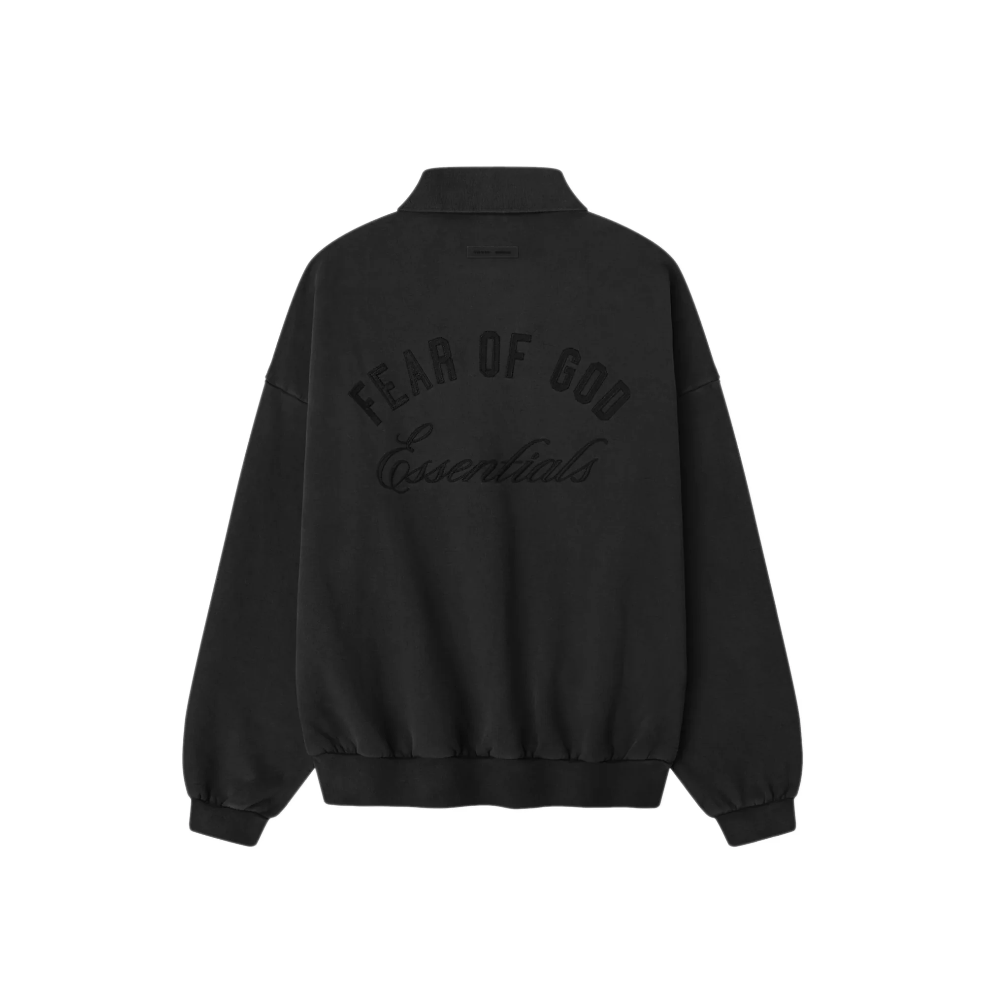 Fear of God ESSENTIALS Mens Classic Polo Sweatshirt - Image 2