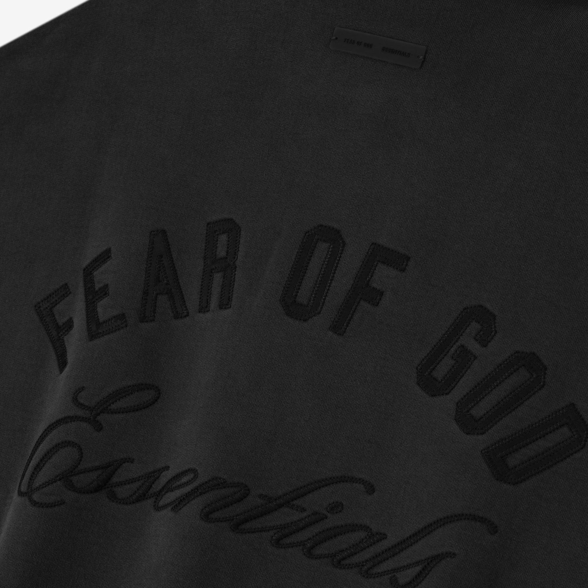 Fear of God ESSENTIALS Mens Classic Polo Sweatshirt - Image 3
