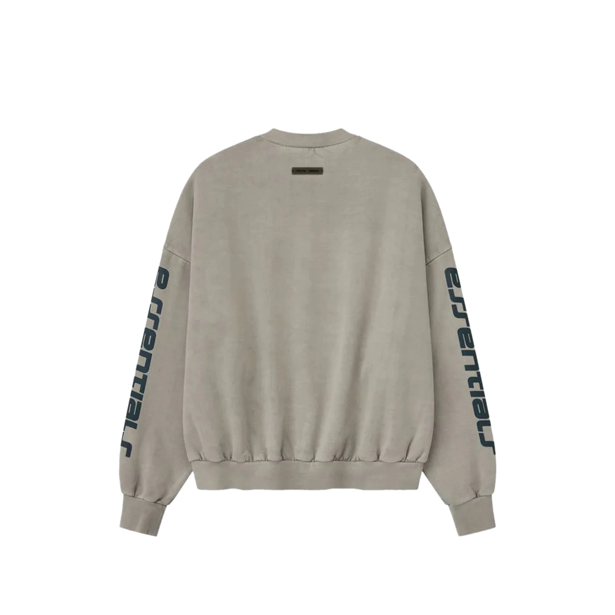 Fear of God ESSENTIALS Mens Heavy Fleece Cropped Relaxed Sweatshirt - Image 2
