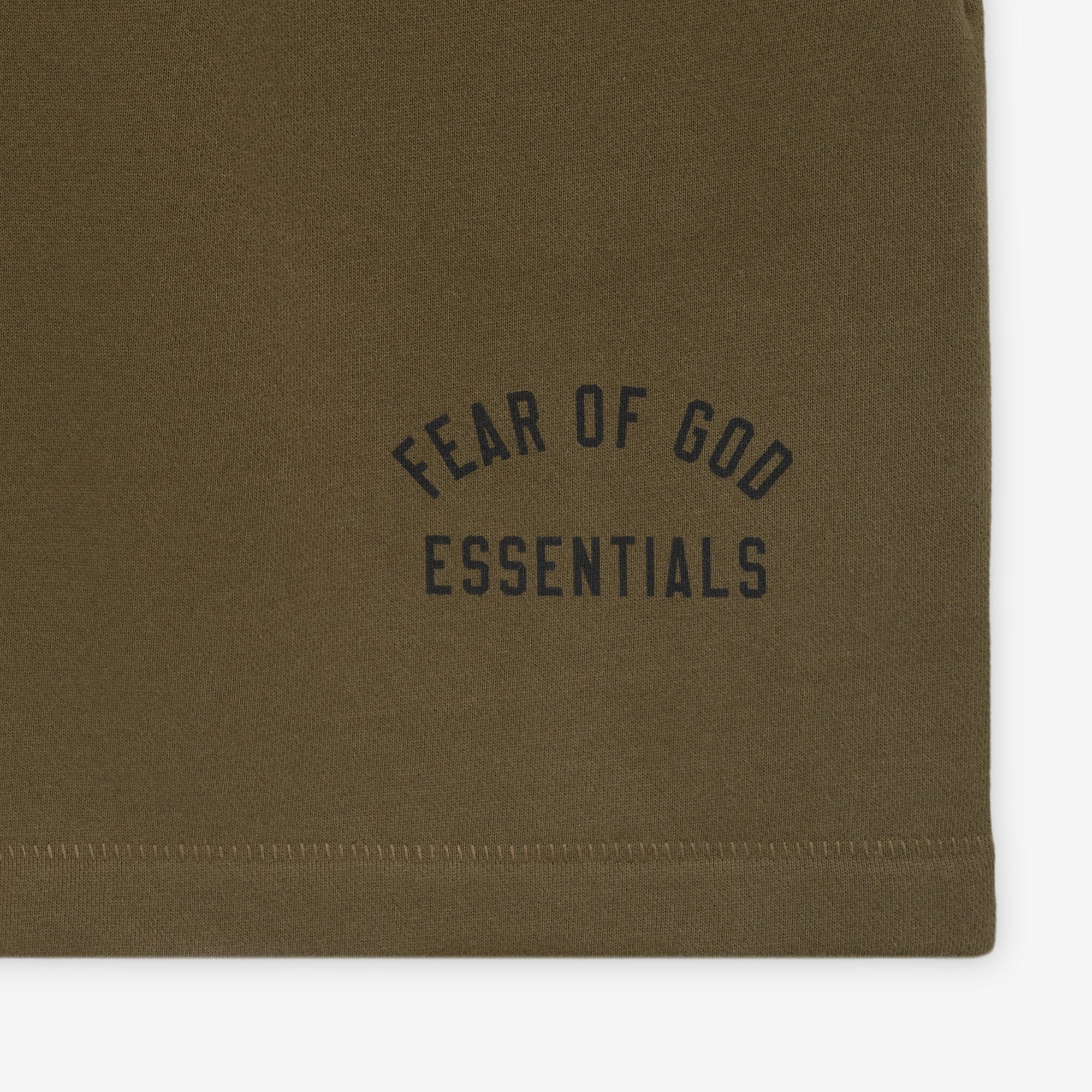 Fear of God Essentials Mens Fleece Soccer Short - Image 3