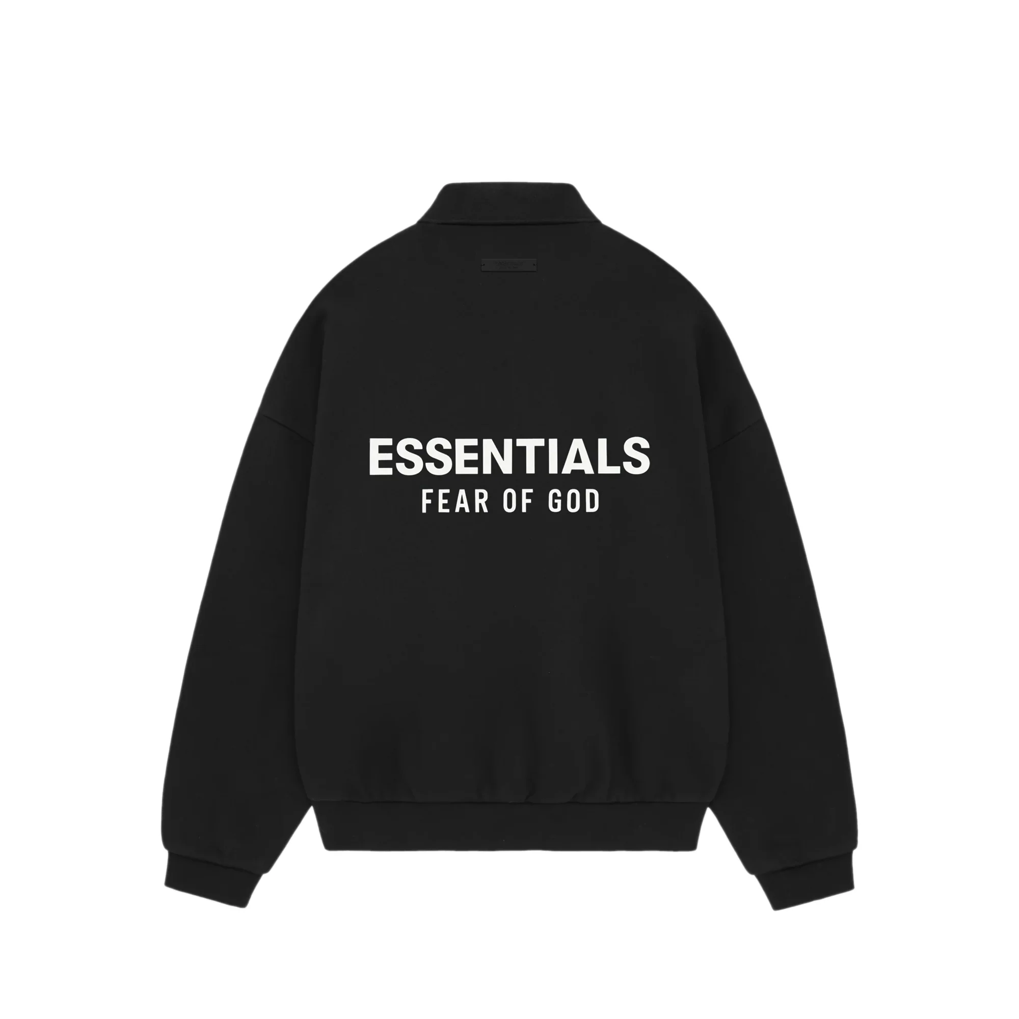 Fear of God Essentials Mens Fleece Polo Shirt - Image 2