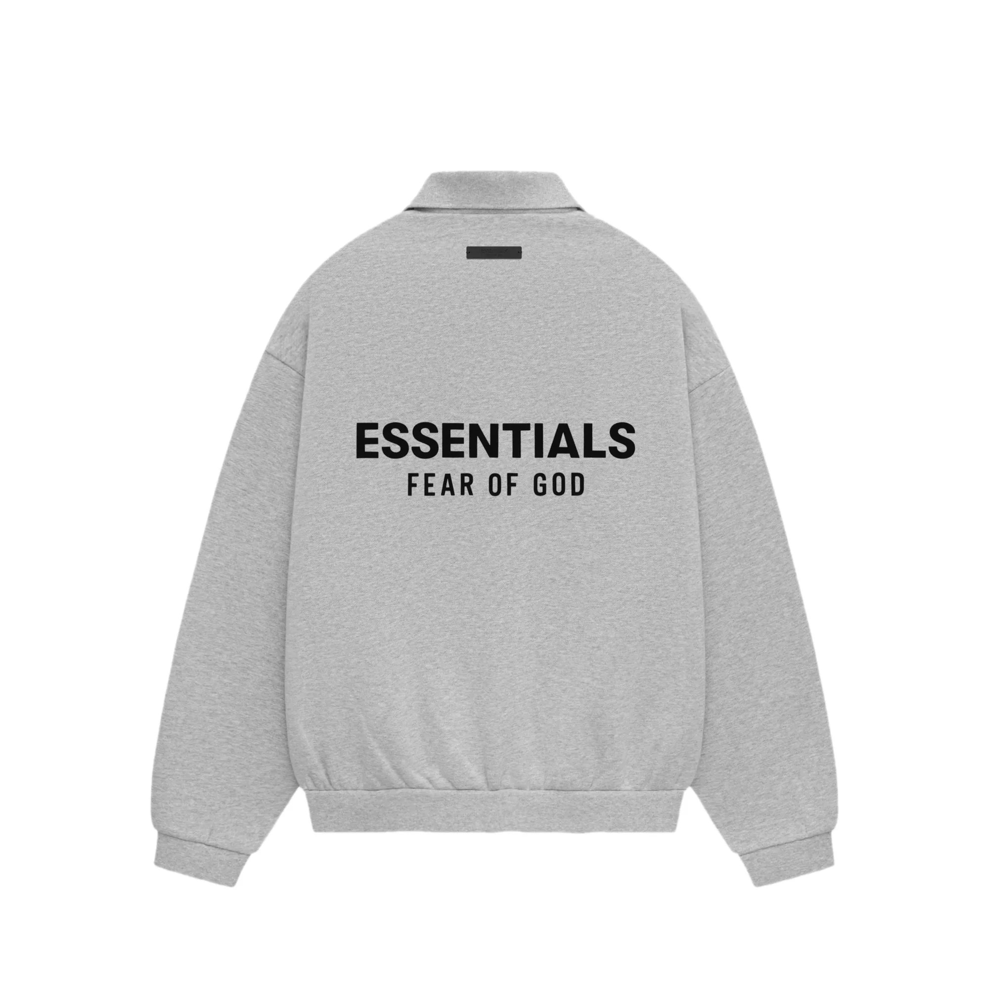 Fear of God Essentials Mens Fleece Polo Shirt - Image 2