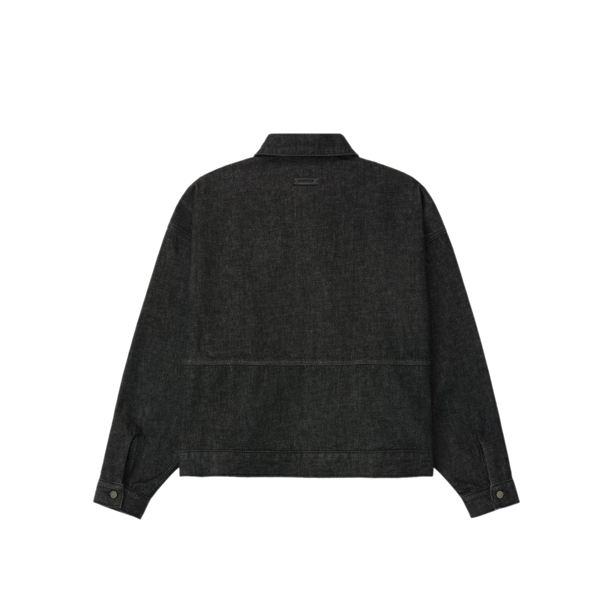 Fear of God ESSENTIALS Mens Denim Work Jacket - Image 3