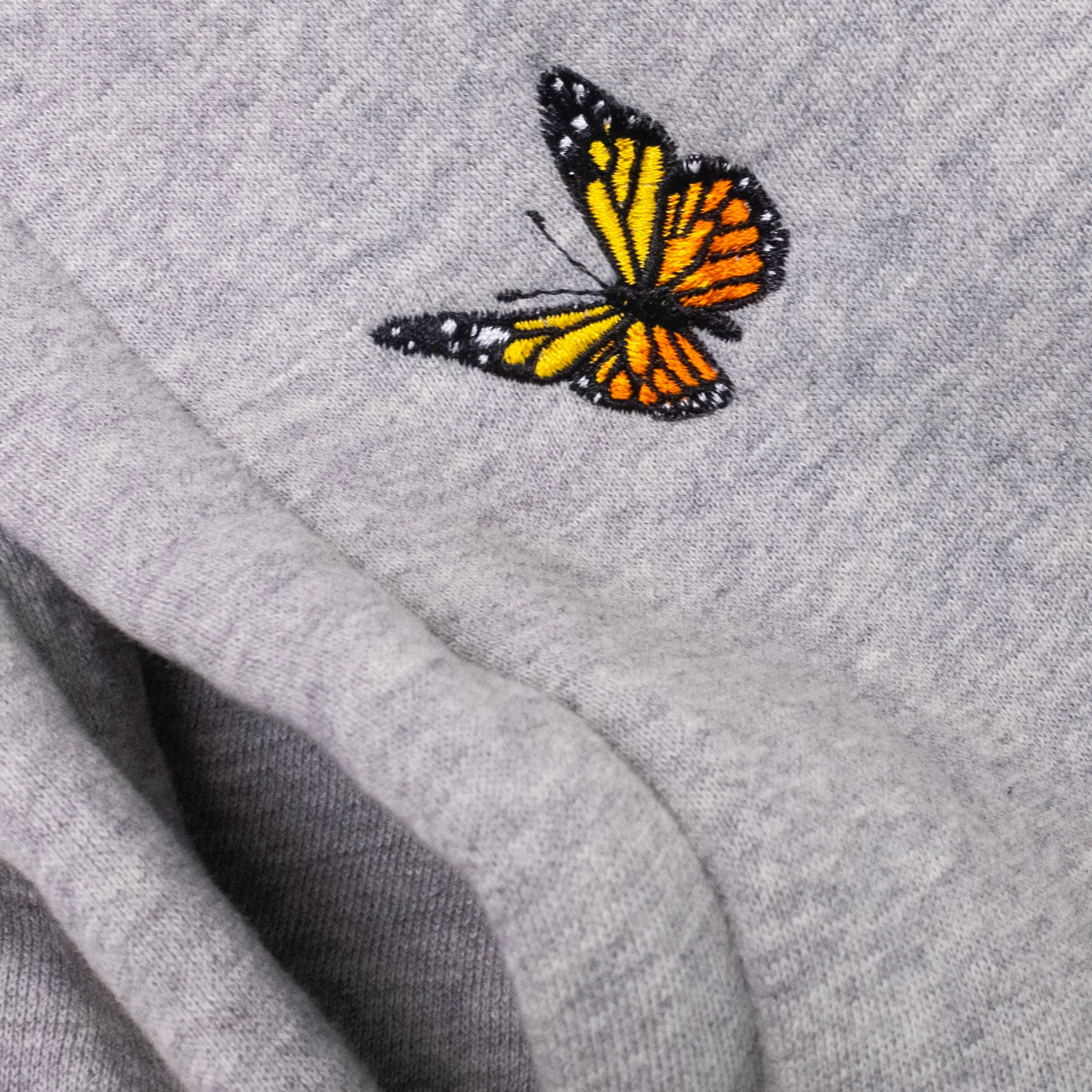 Felt Mens Butterfly Fleece Hoodie - Image 4