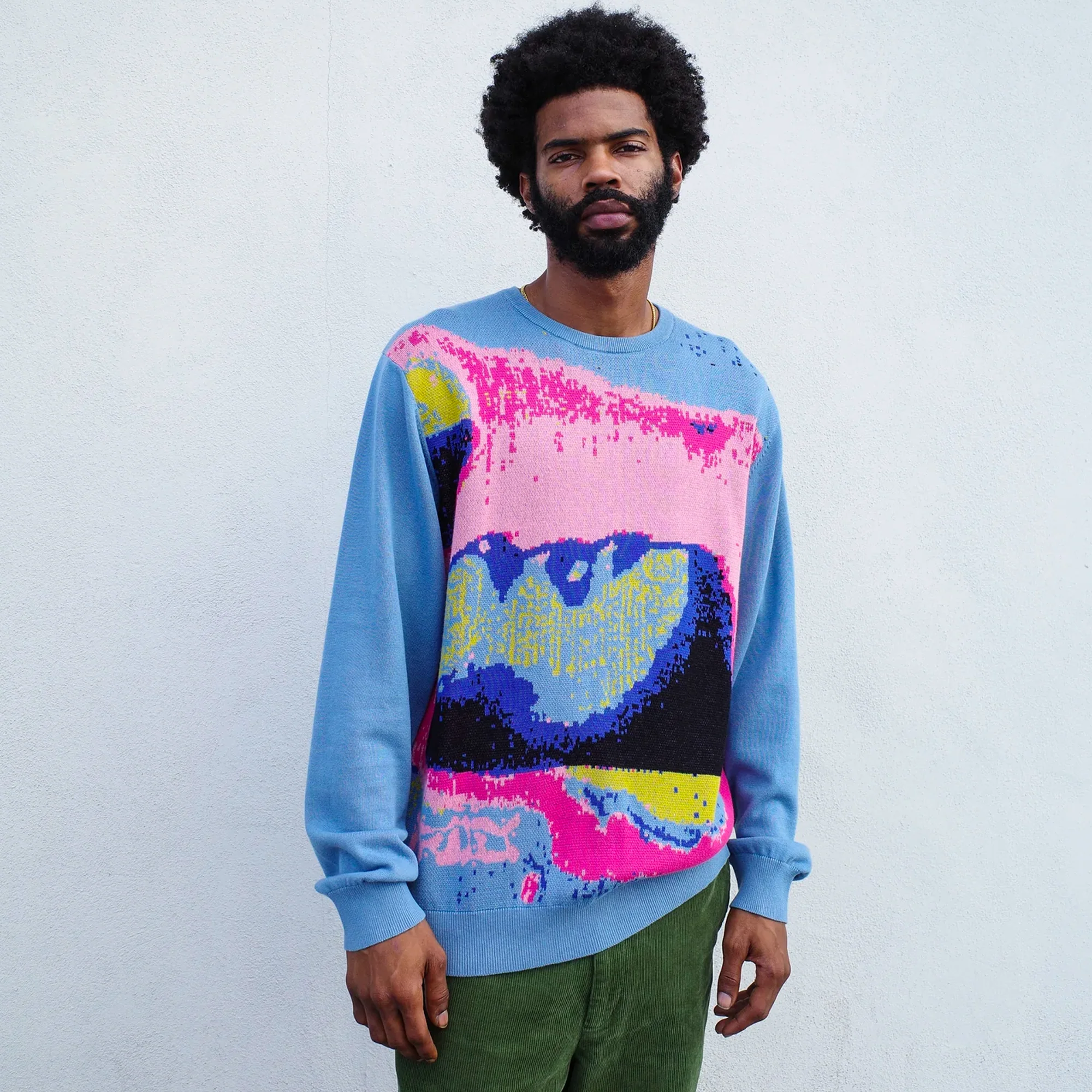 Felt Mens Kisses Cotton Knit Sweater - Image 3