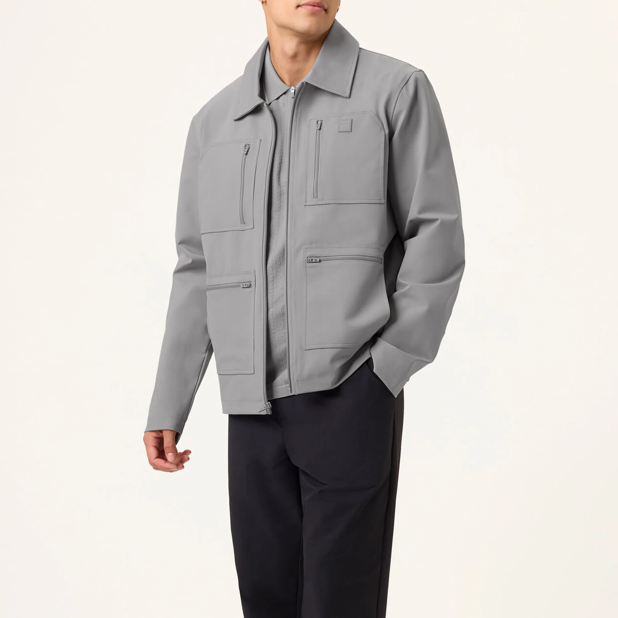 Fila Mens 4 Pocket Tour Jacket - Image 2