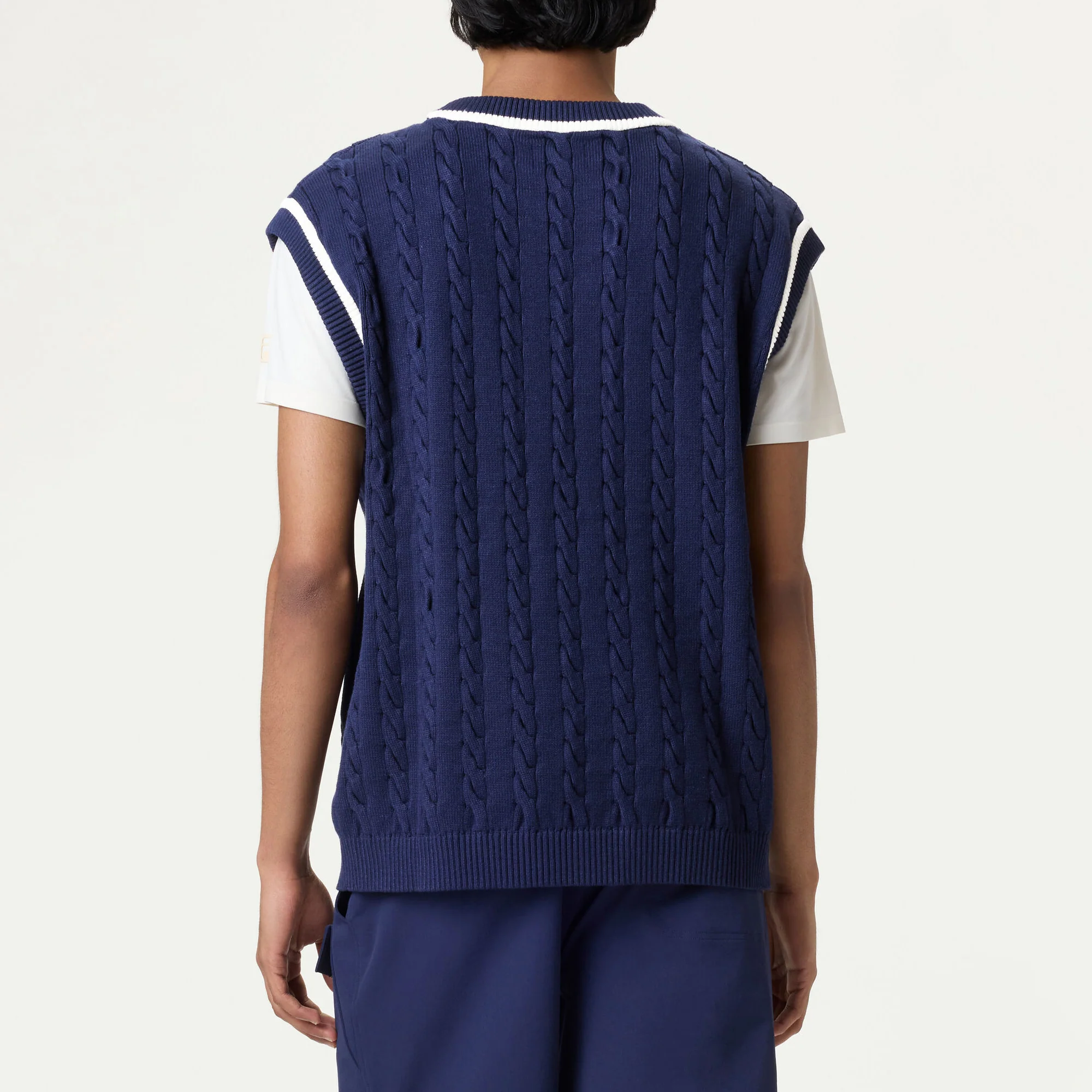 Fila Mens Baseline Cable Knit Vest - Image 3