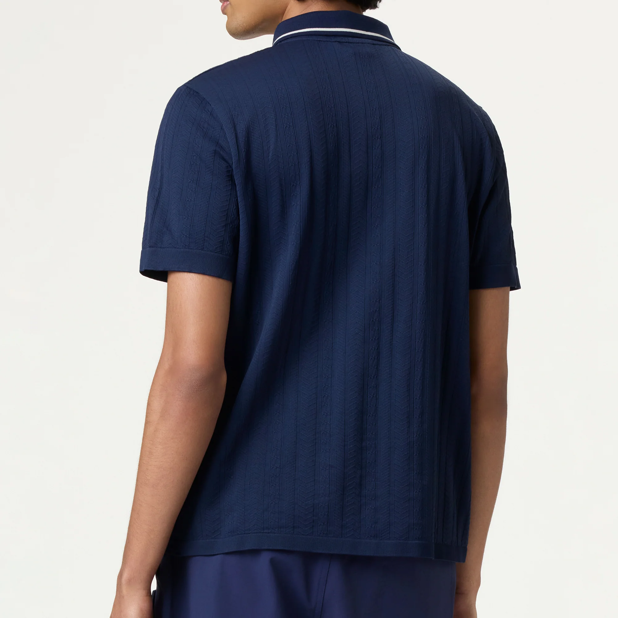 Fila Mens Challenger Cable Zip Polo Shirt - Image 3