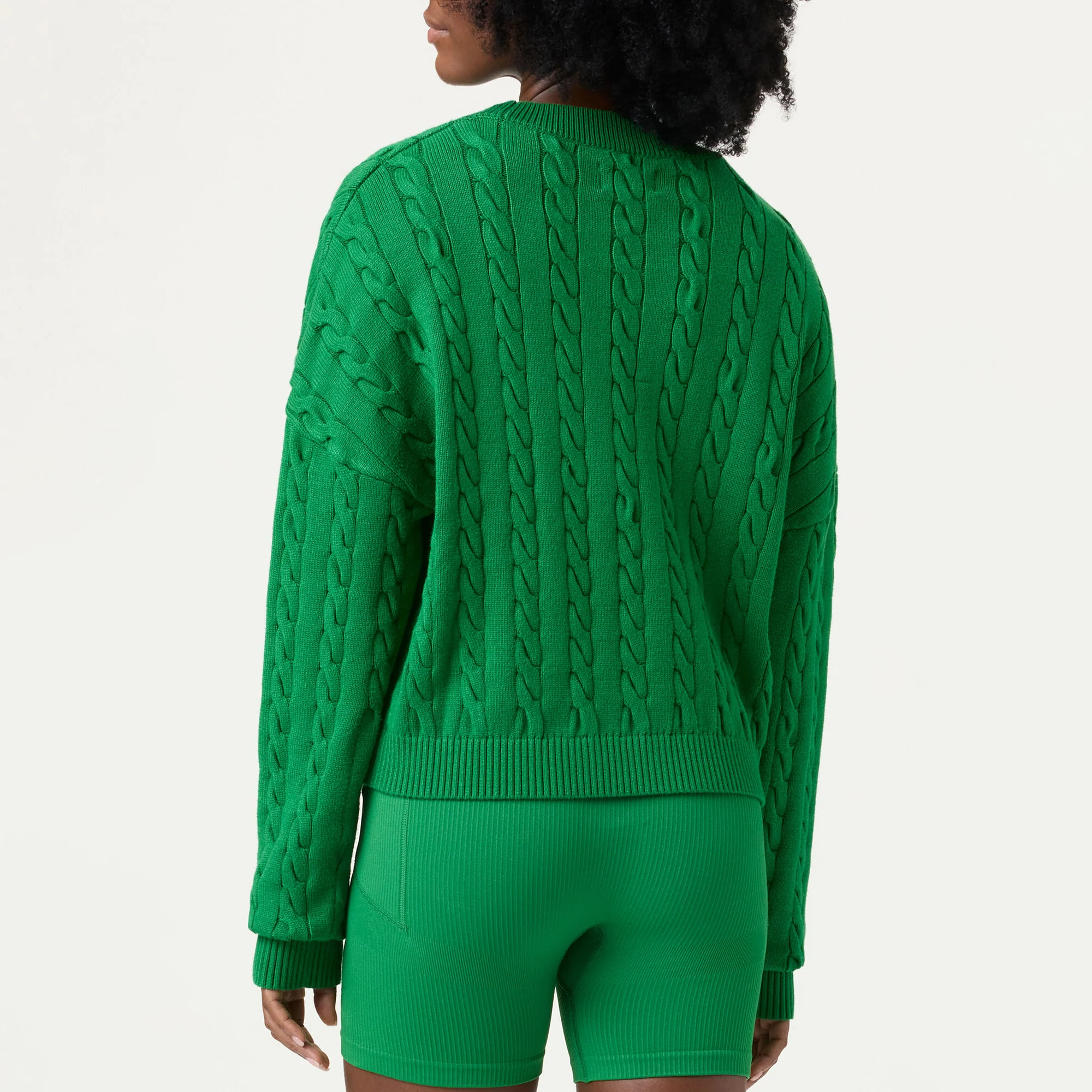Fila Womens Baseline Chunk V-Neck Sweater - Image 3
