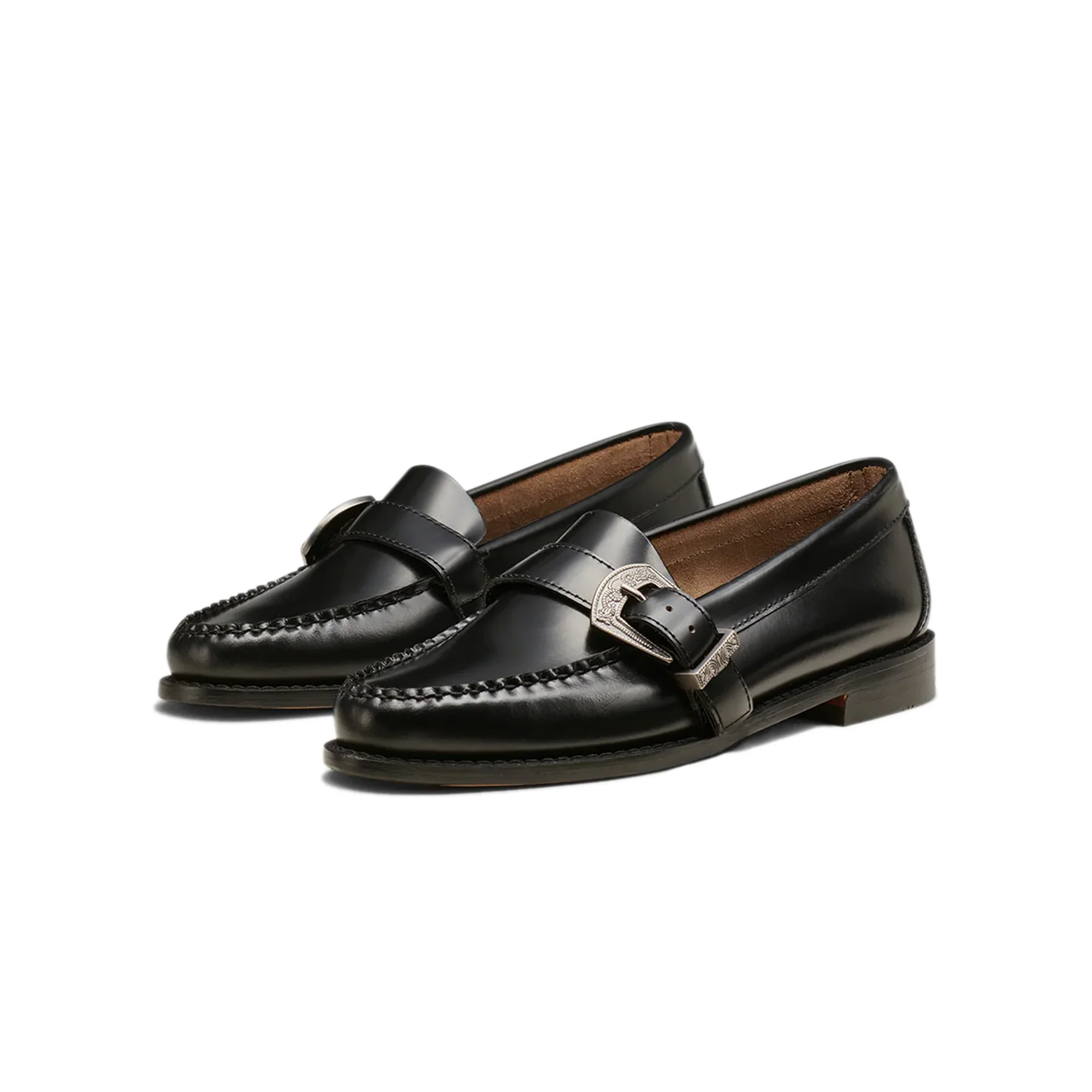 G.H.Bass Womens Marion Buckle Loafers - Image 2