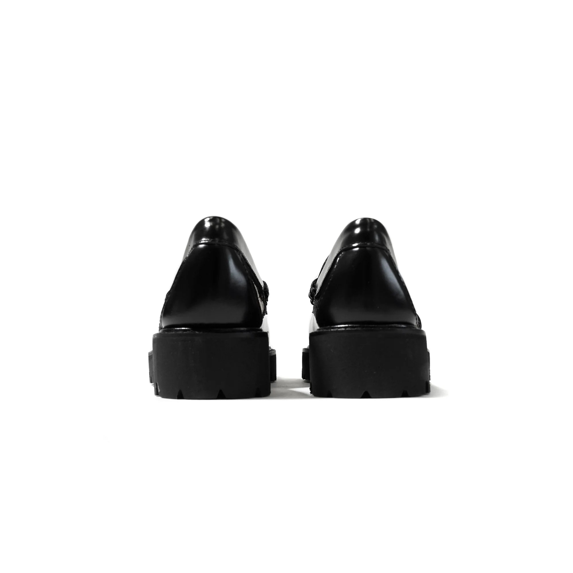 G.H. Bass Womens Summer Super Lug Weejun Loafers 'Black - Image 3
