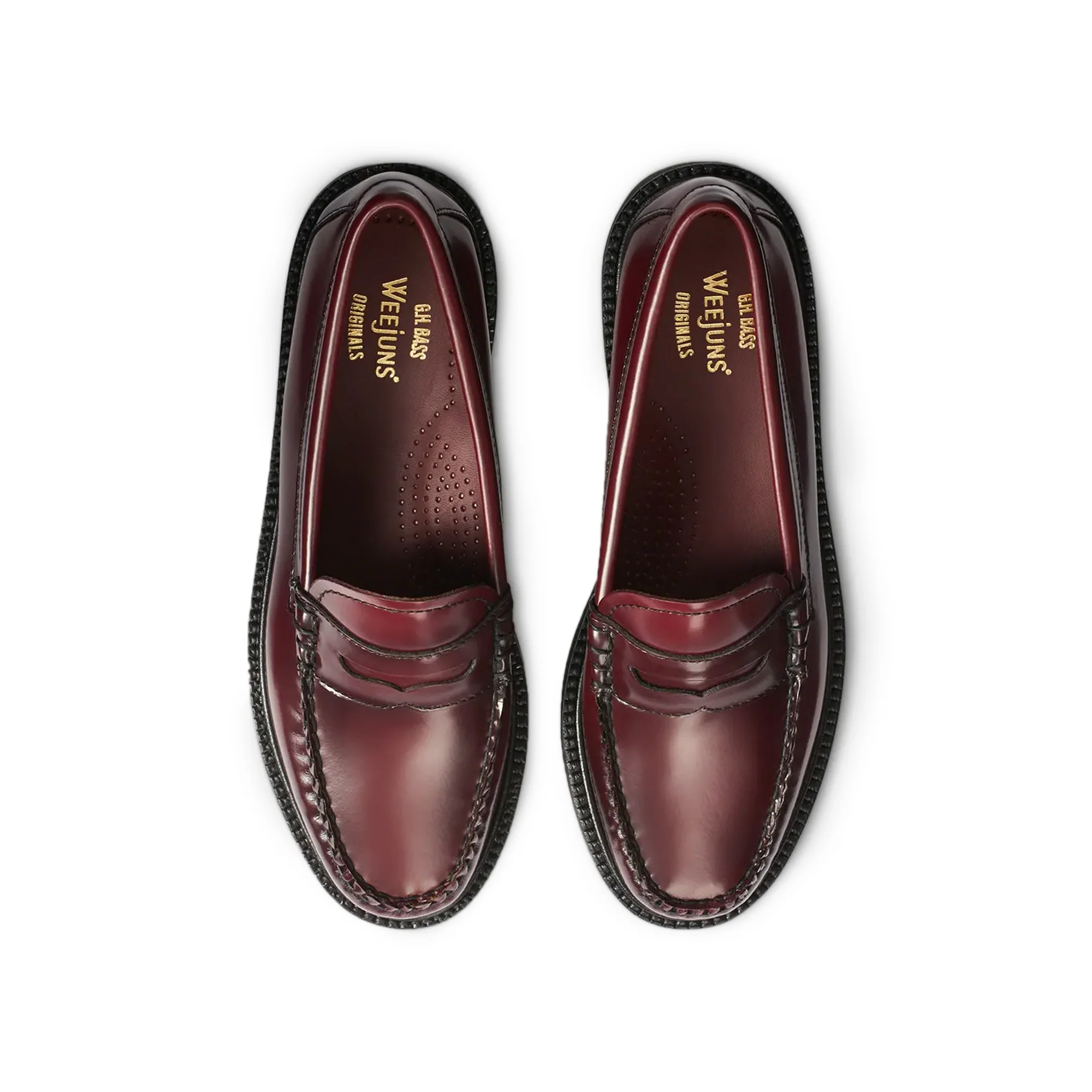 G.H Bass Womens Whitney Super Lug Loafers - Image 2