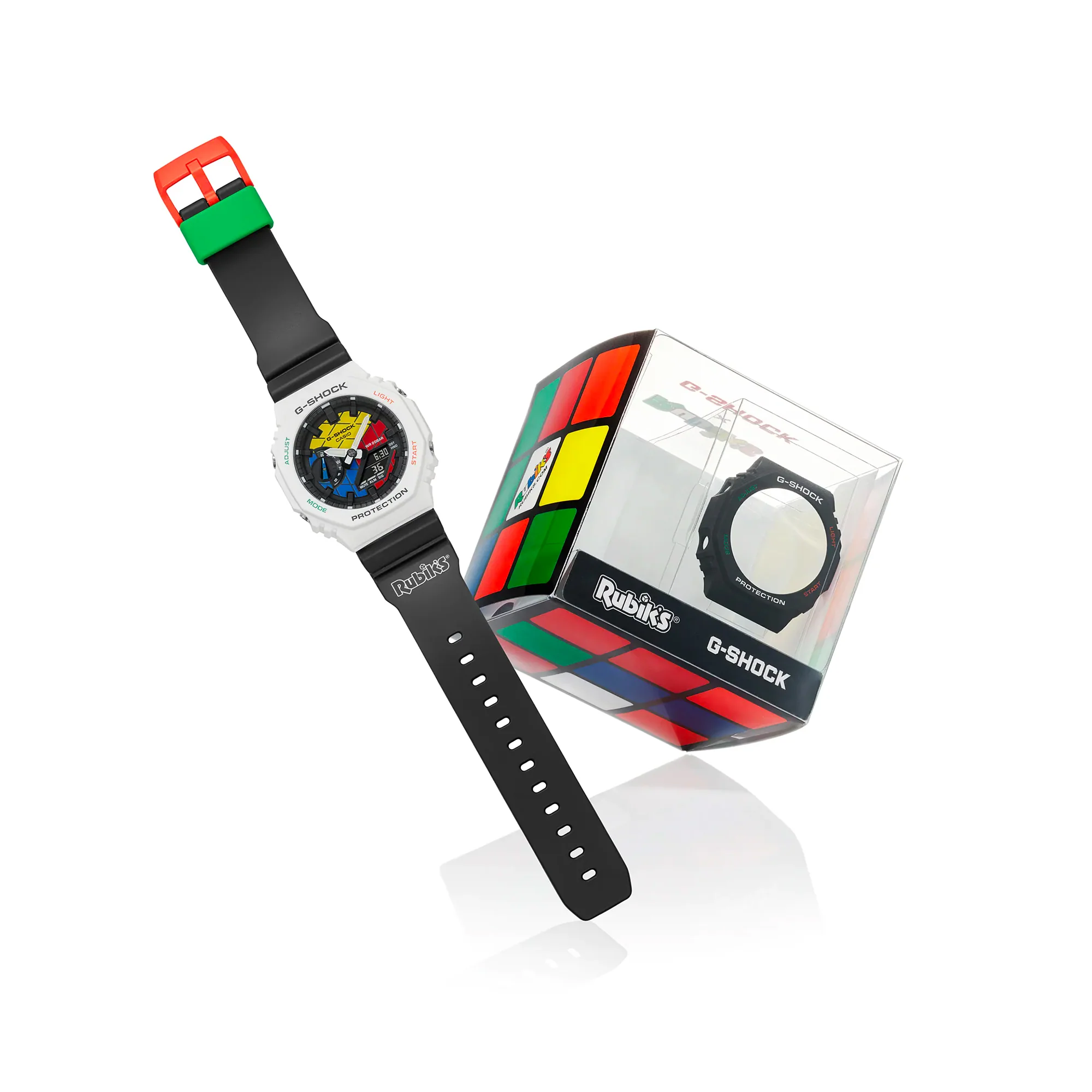 G-Shock GAE2100RC-1A Watch 'White/Multi' - Image 2
