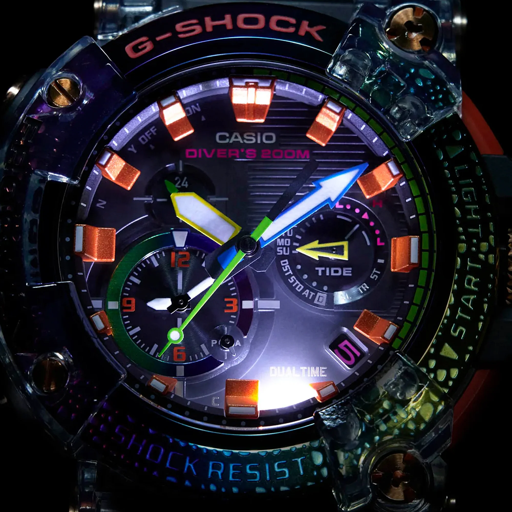 G-Shock Master Of G Frogman GWFA1000 in Rainbow - Image 2