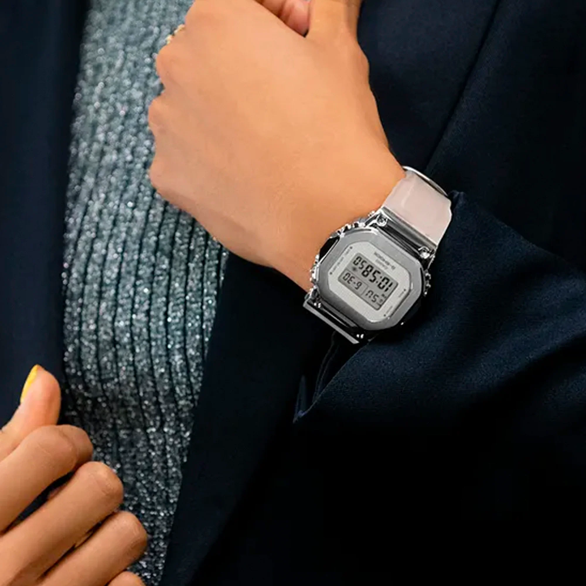 G-Shock Womens Silver Watch - Image 3