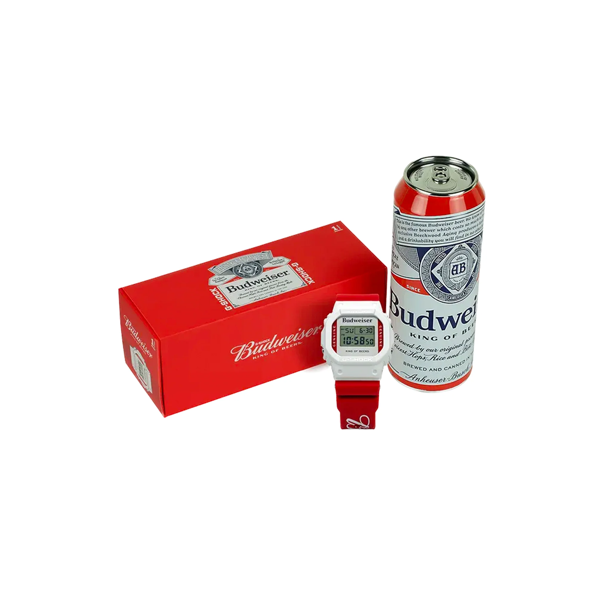 G-Shock Mens Budweiser Watch 'Red/White' - Image 4