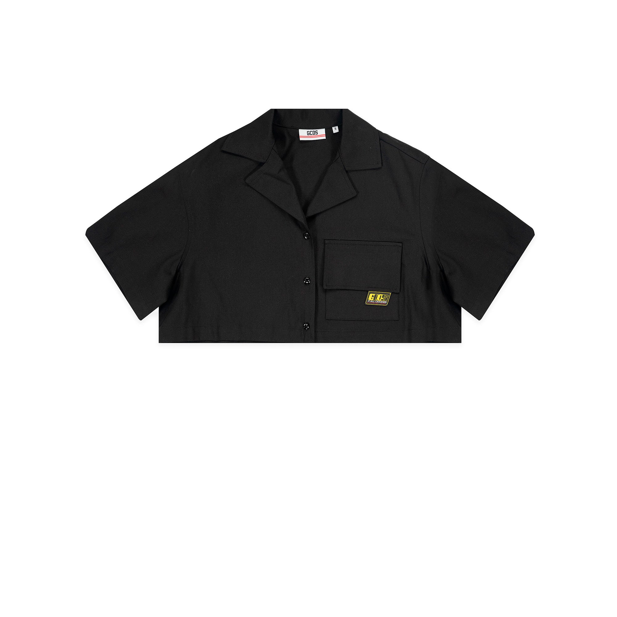 GCDS Womens Bowling Crop Shirt