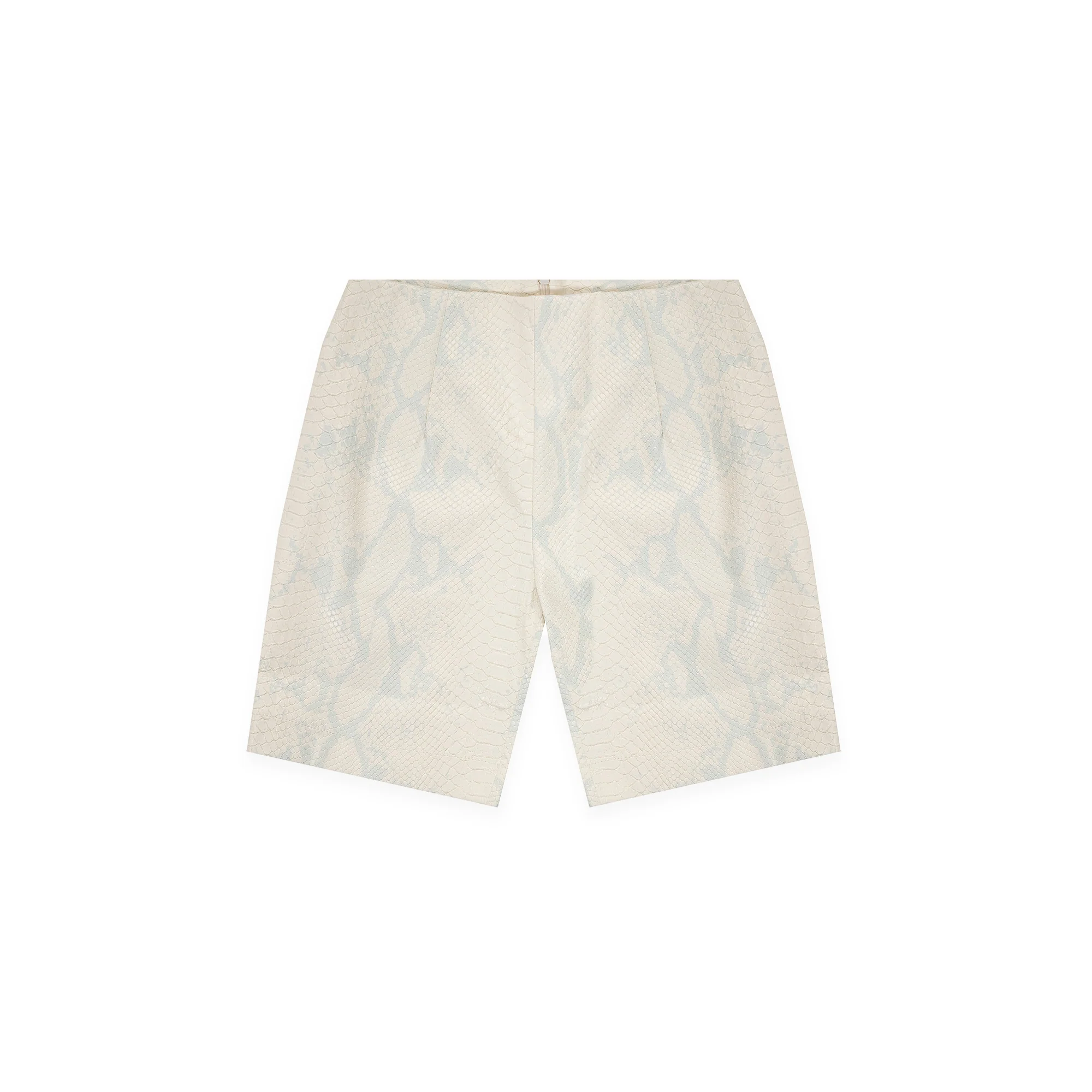 GCDS Womens Rider Python Shorts