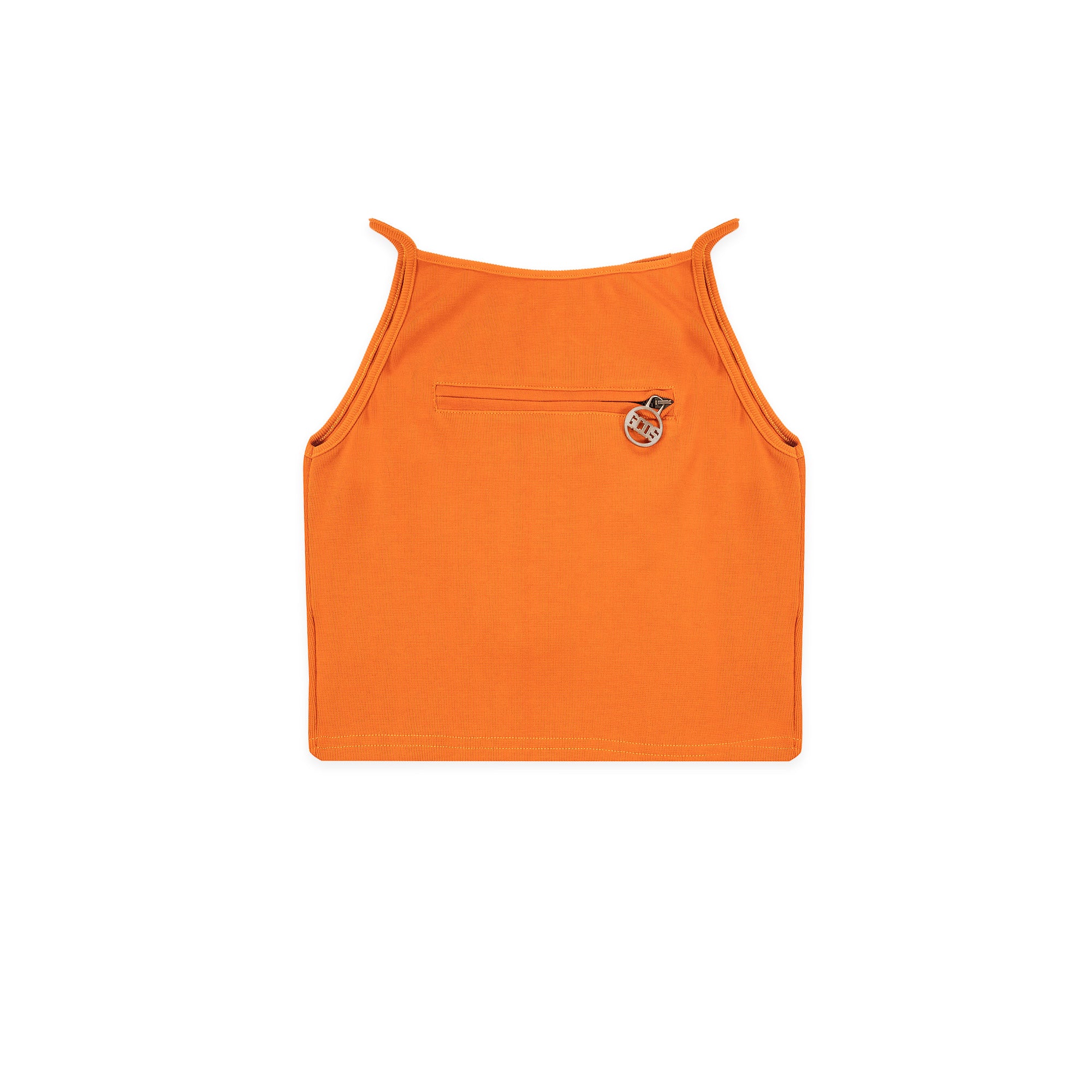 GCDS Womens Zip Tank Top