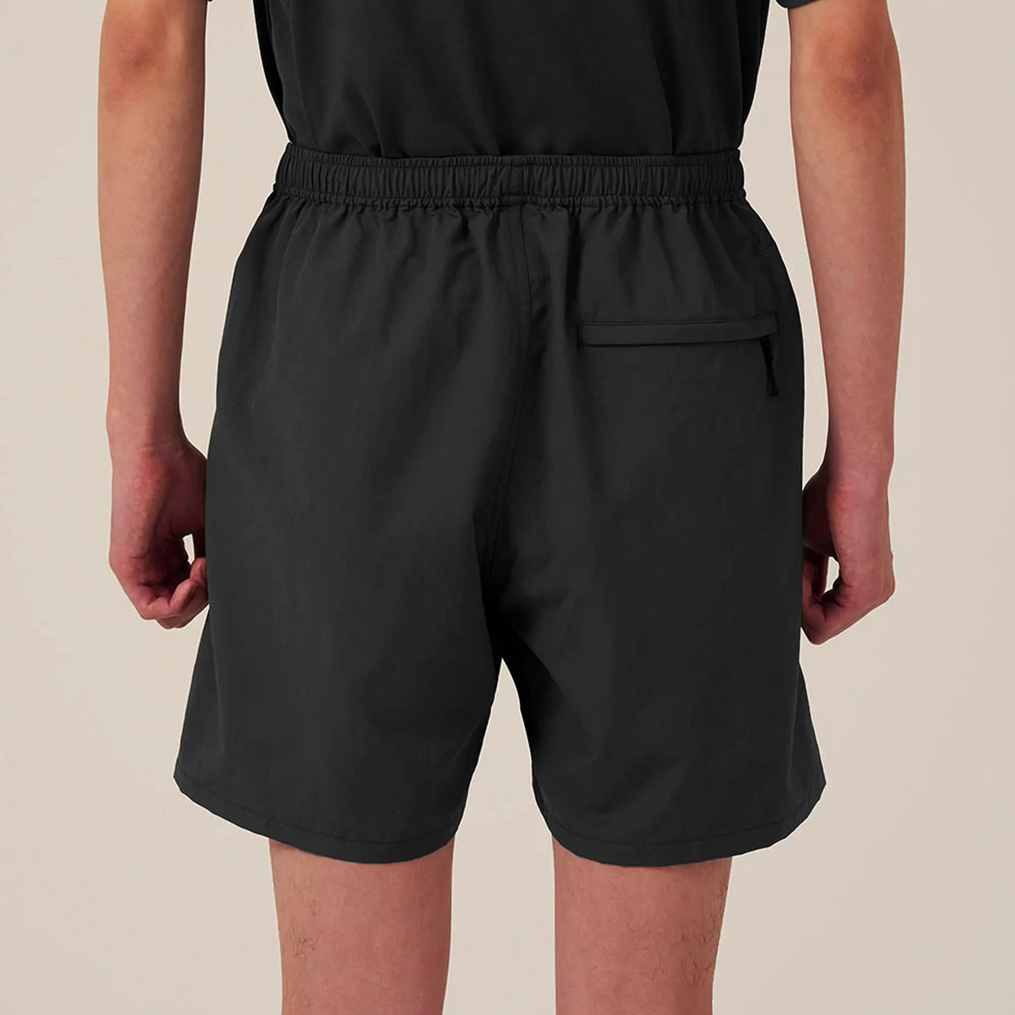 Goldwin Mens Nylon 5 Inch Shorts 'Black' - Image 4