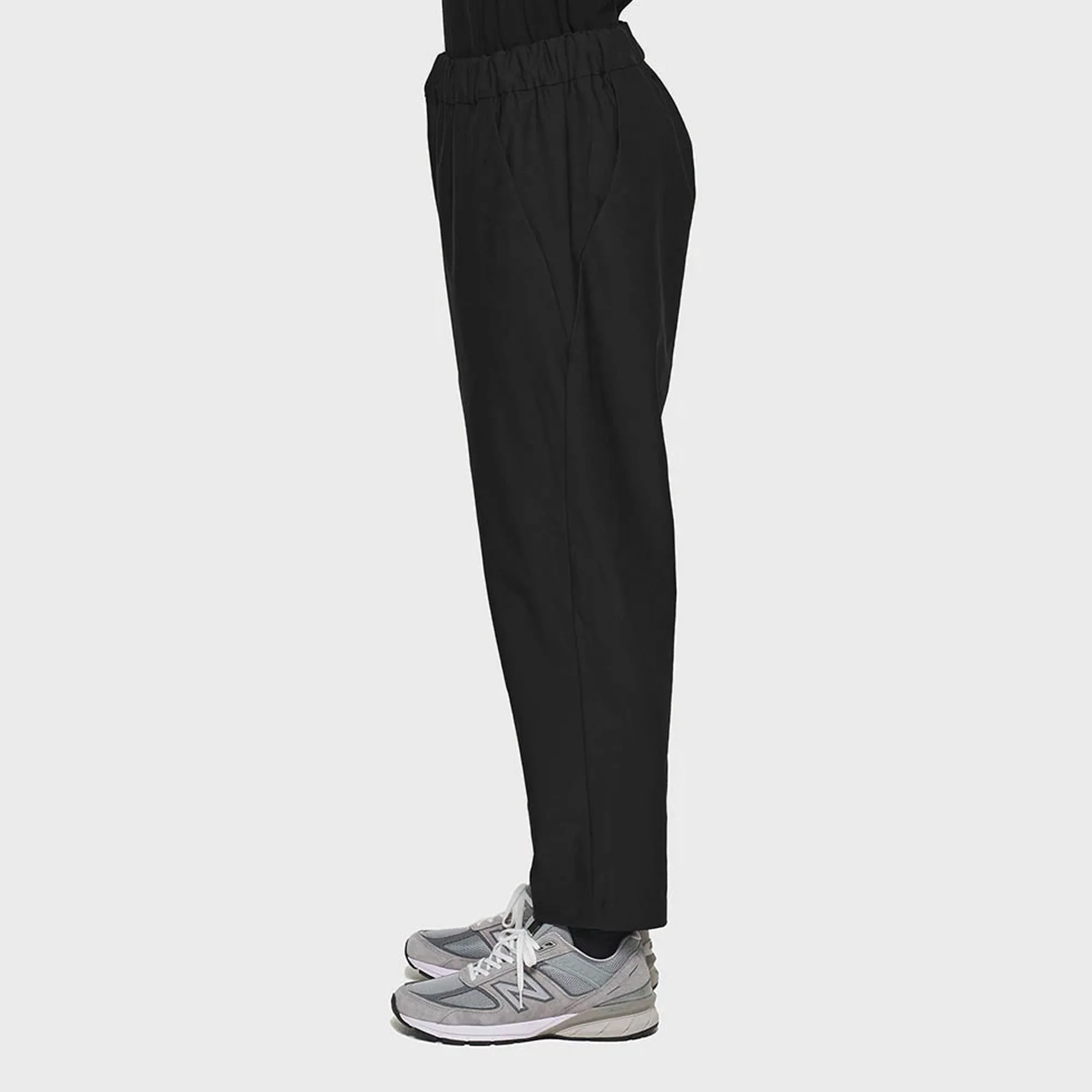 Goldwin Mens Tapered Jersey Pants 'Black' - Image 4