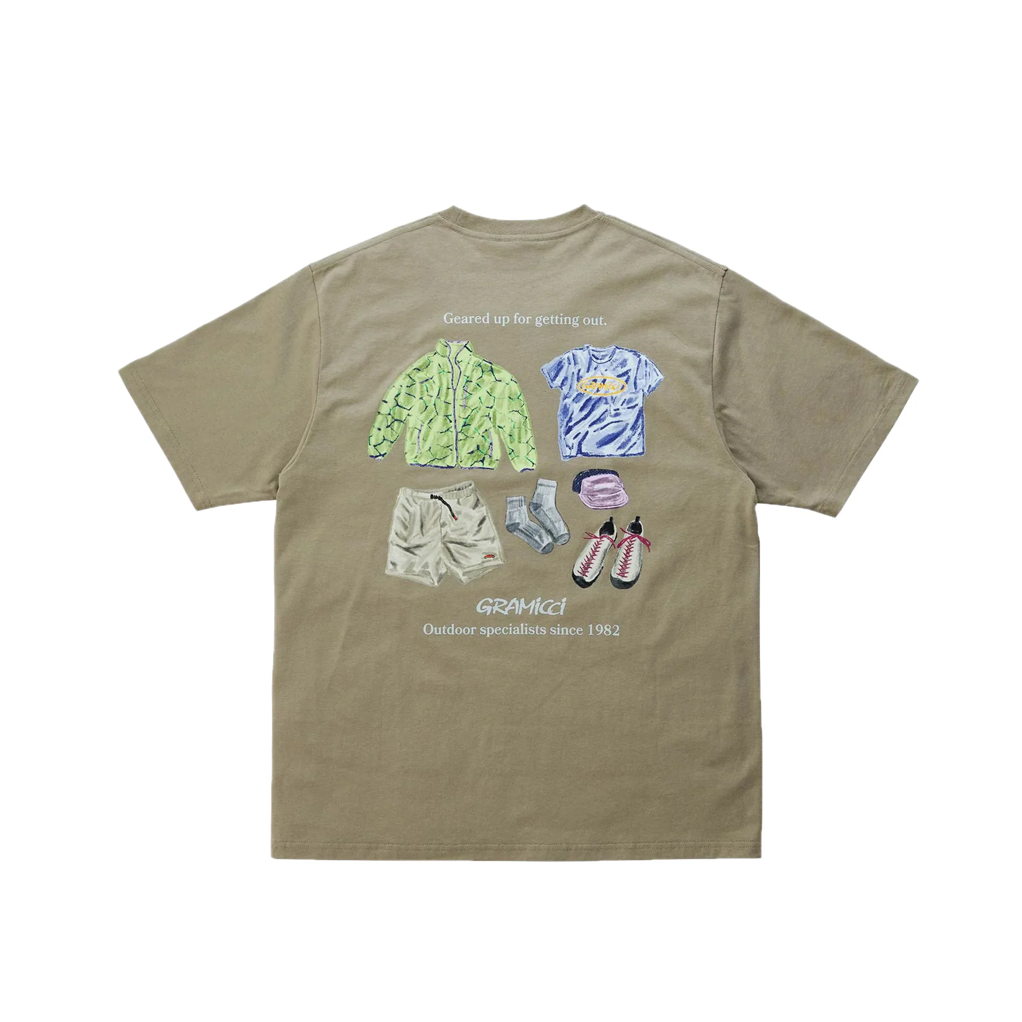 Gramicci Mens Geared Up Tee