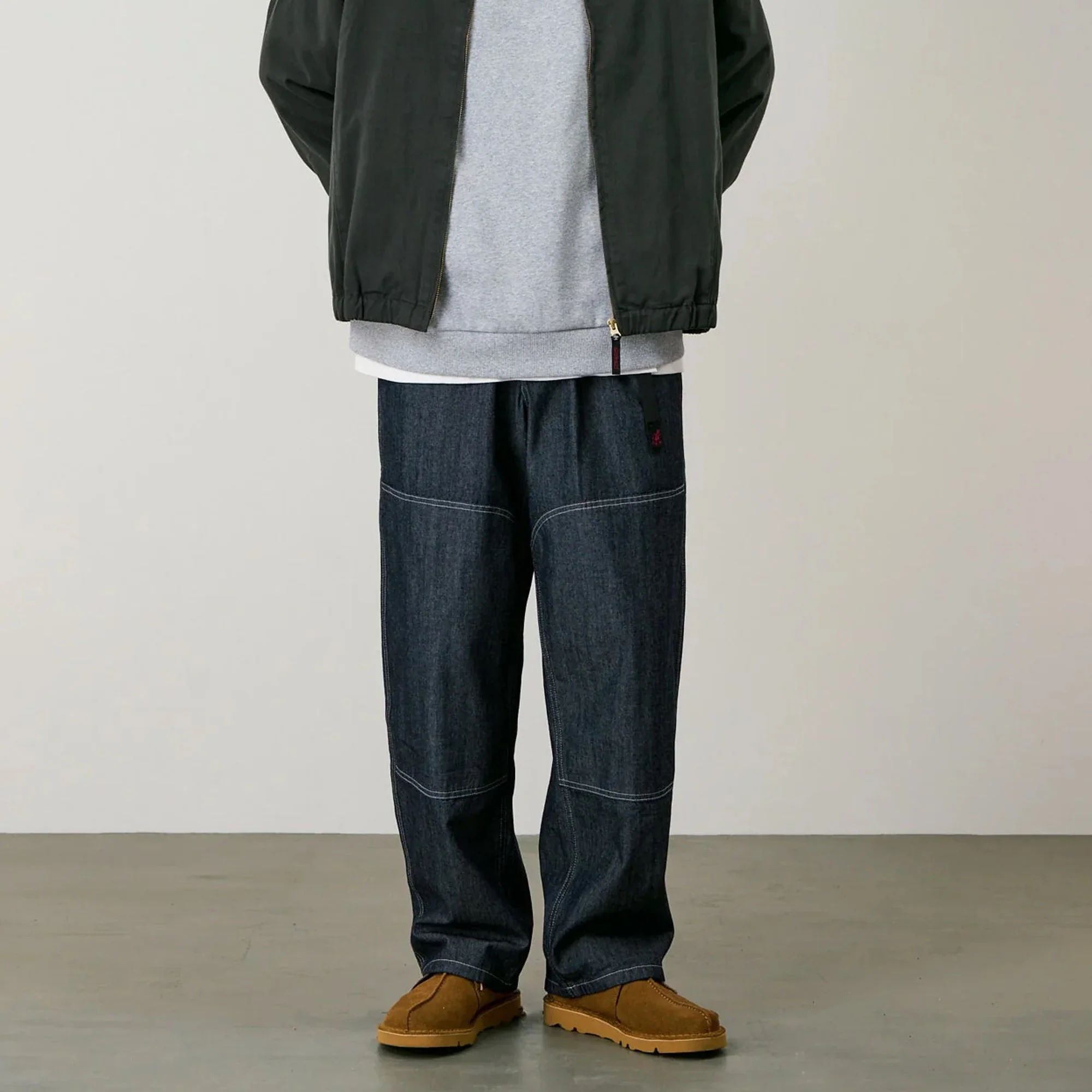 Gramicci Mens Japanese Chambray Double Knee Pants - Image 2