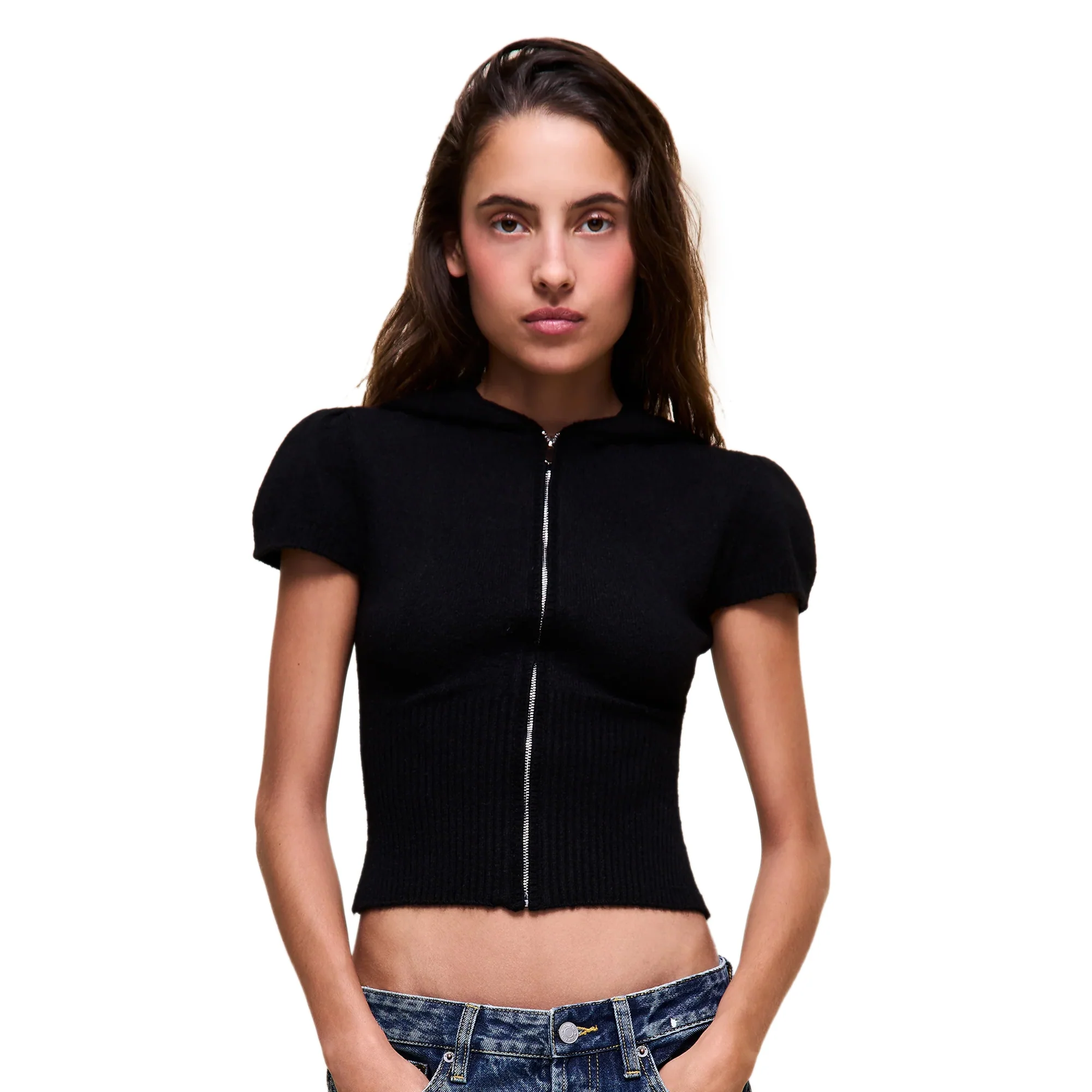 Guizio Womens Bella Zip Up Hoodie