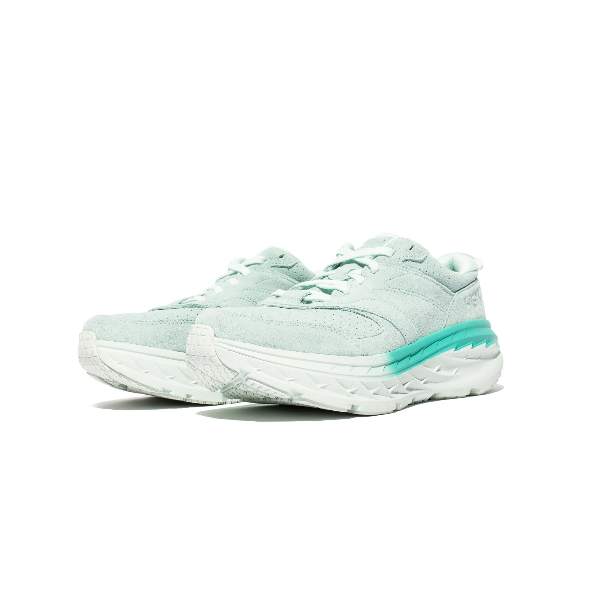 Hoka Mens U Bondi L Suede Shoes - Image 2