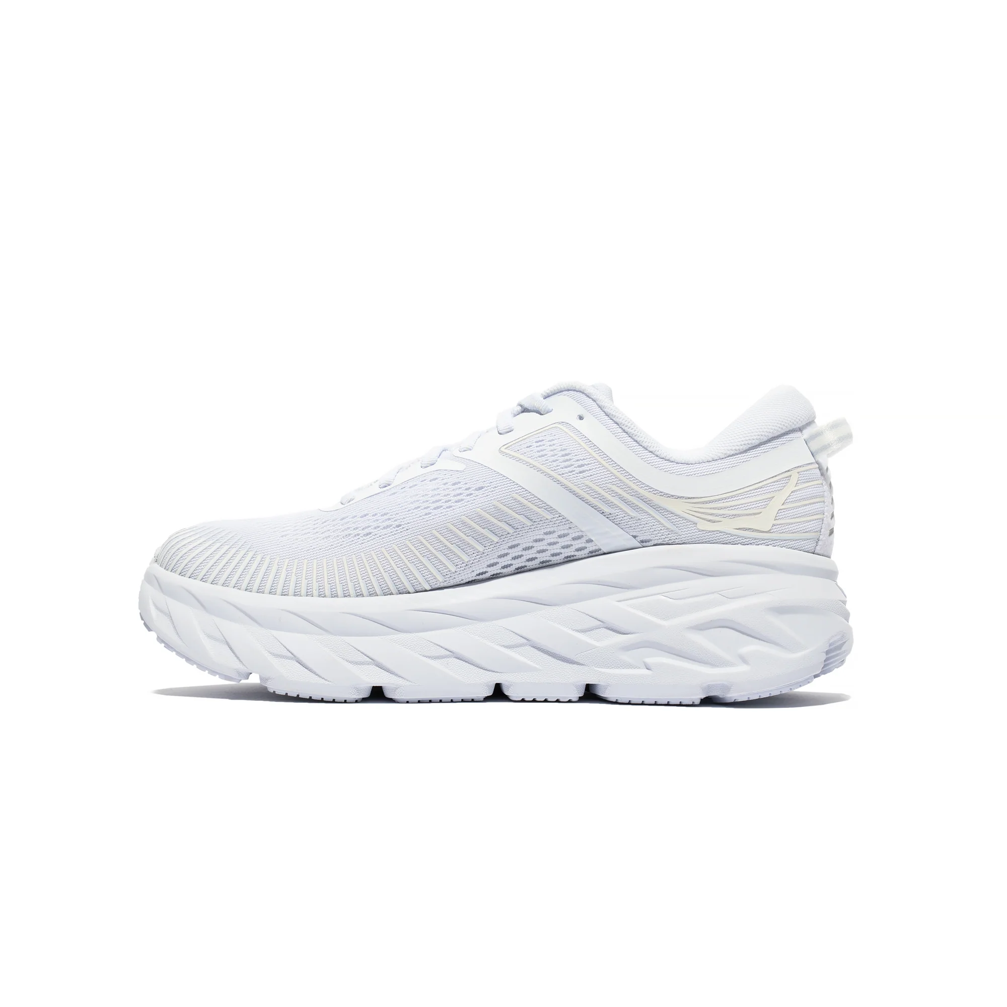 Hoka One One Womens Bondi 7 Shoes 'White' - Image 4