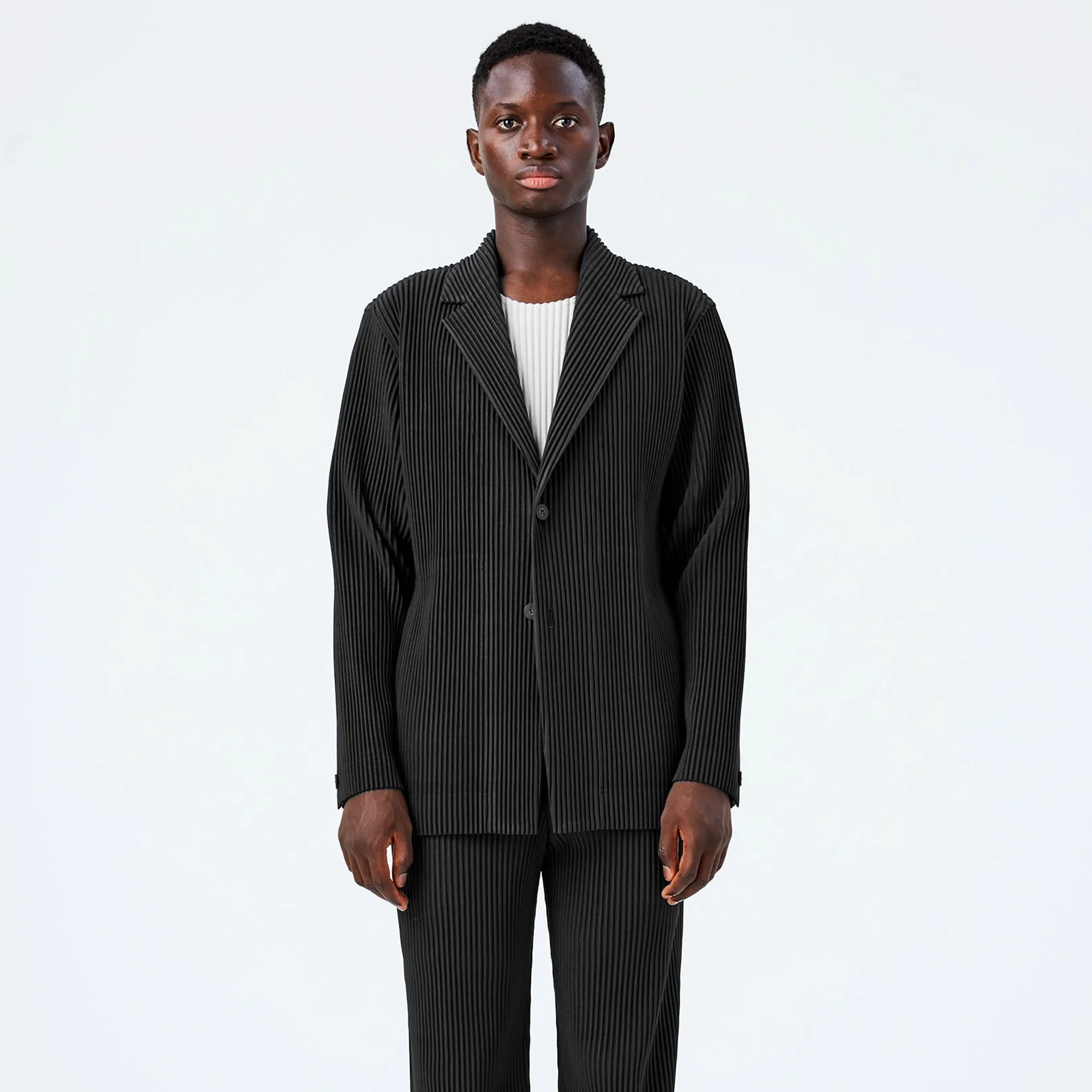 Homme Plissé Issey Miyake Mens Basics Shirt - Image 2