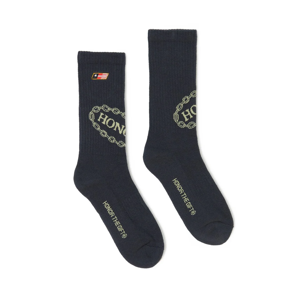 Honor The Gift 'Black' Auto Service Socks