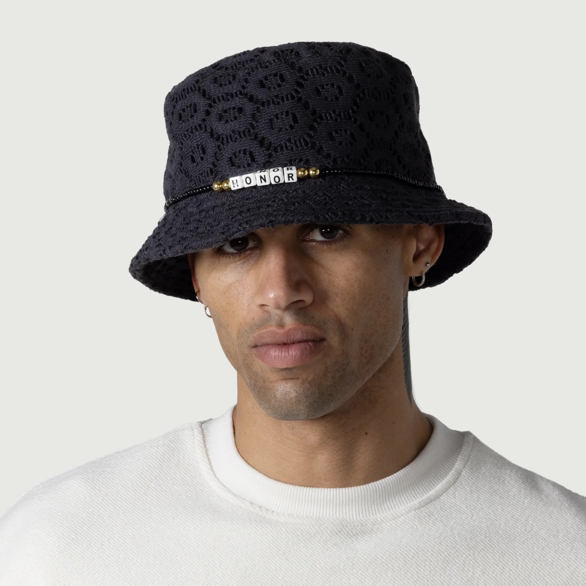 Honor The Gift Friendship Crochet Bucket Hat - Image 2