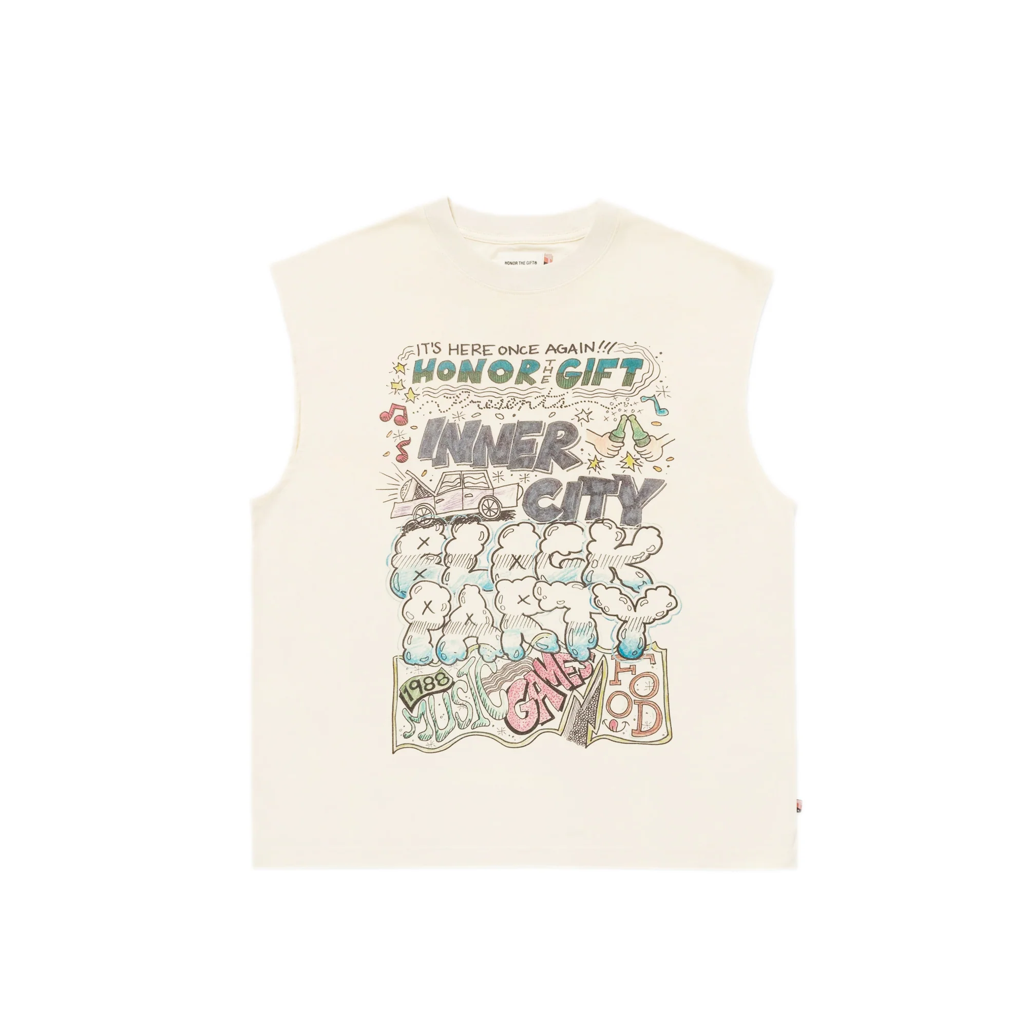 Honor The Gift Mens Block Party Cut-Off Tank Top