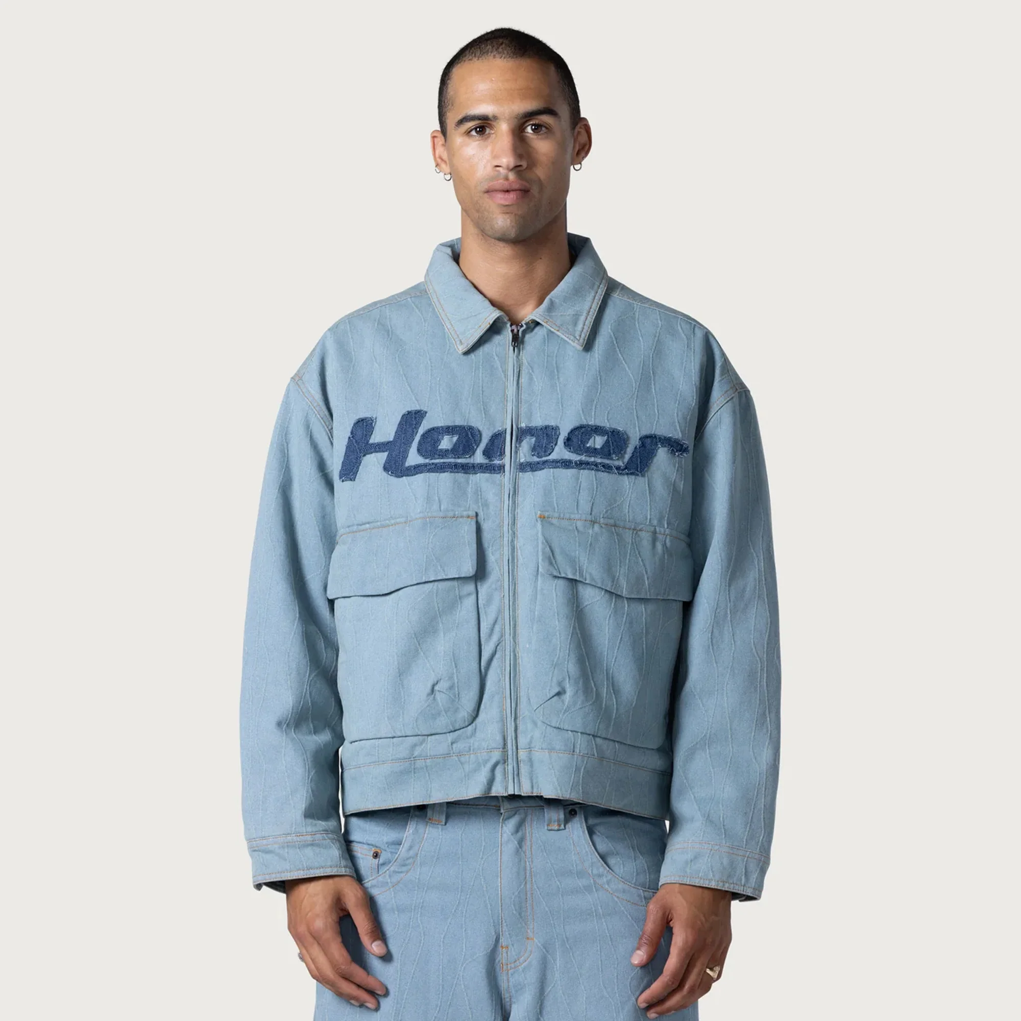 Honor The Gift Mens Frequency Denim Jacket - Image 2