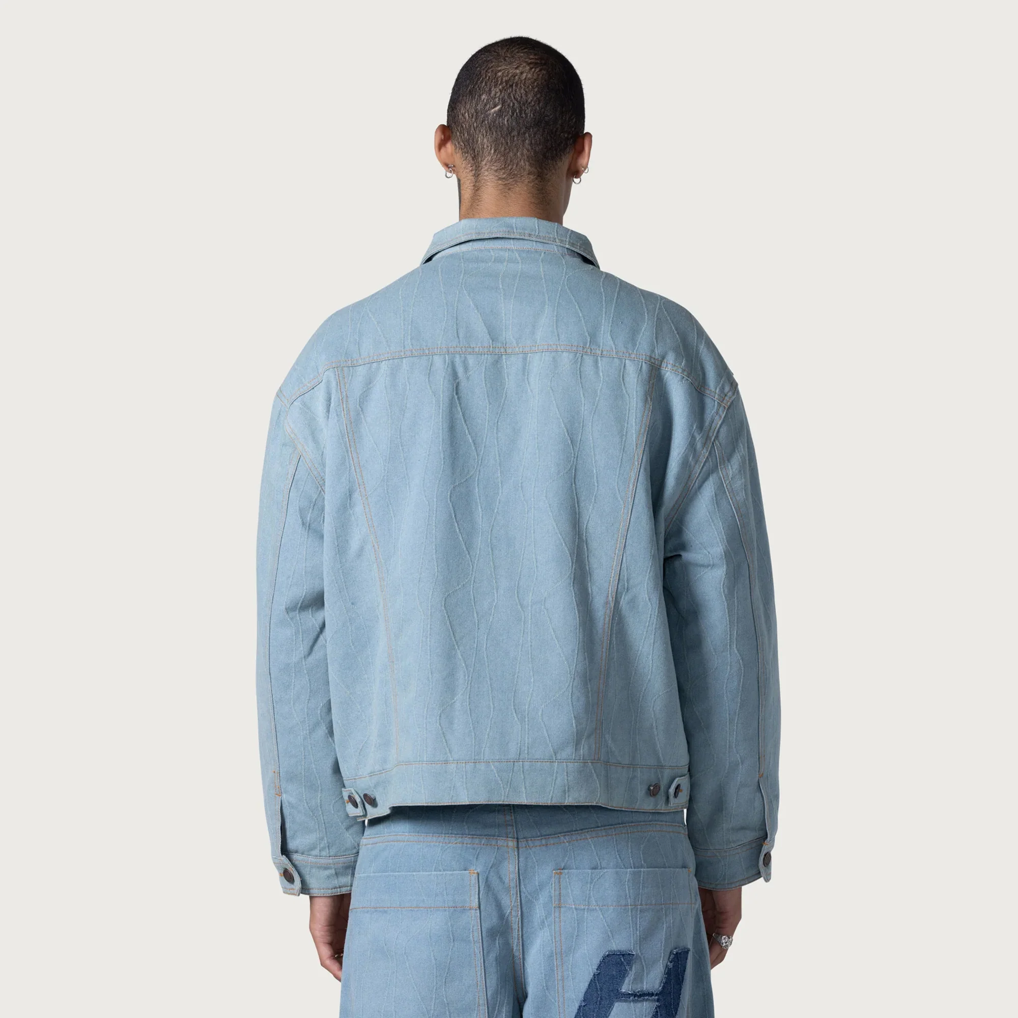 Honor The Gift Mens Frequency Denim Jacket - Image 3