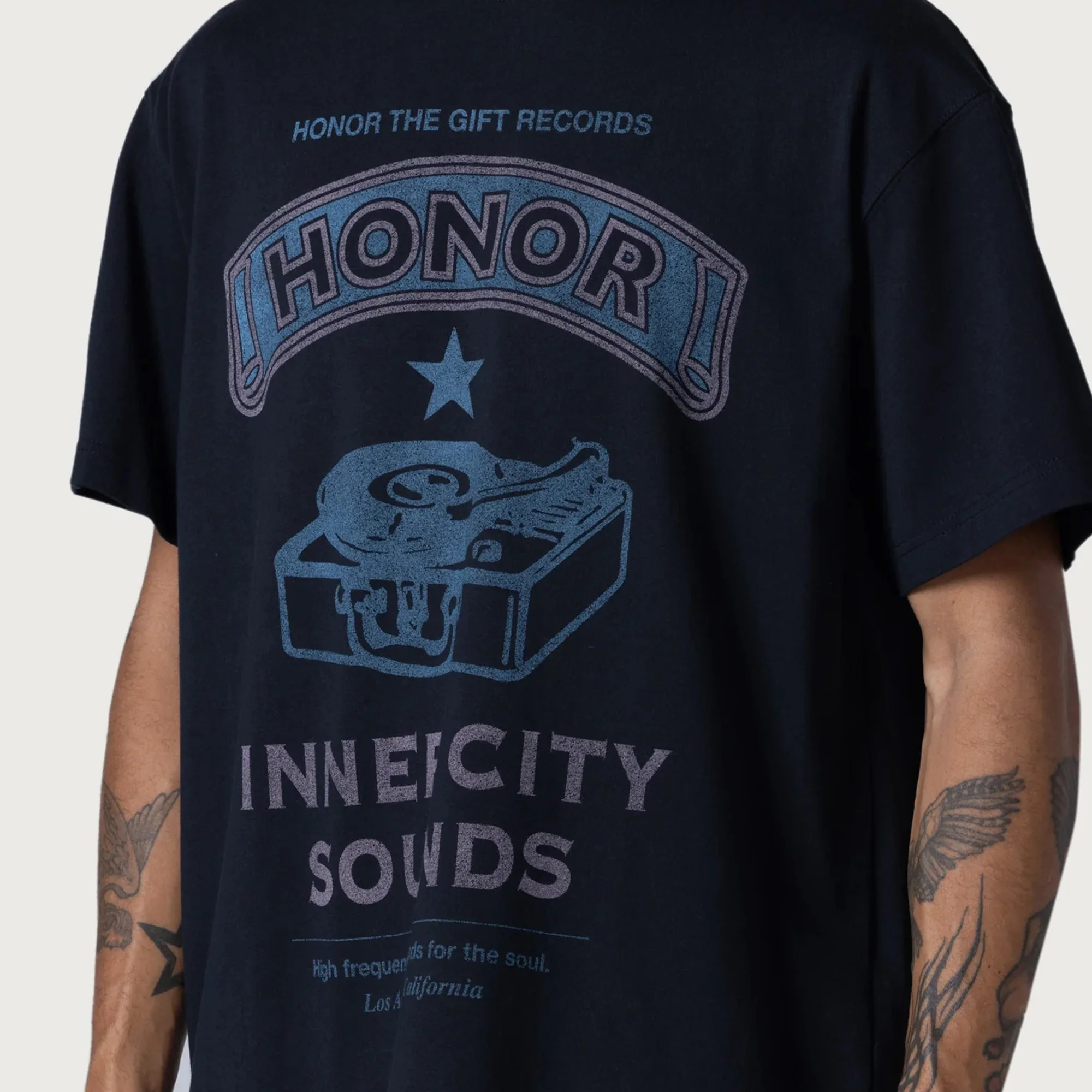 Honor The Gift Mens Honor Records Tee - Image 3