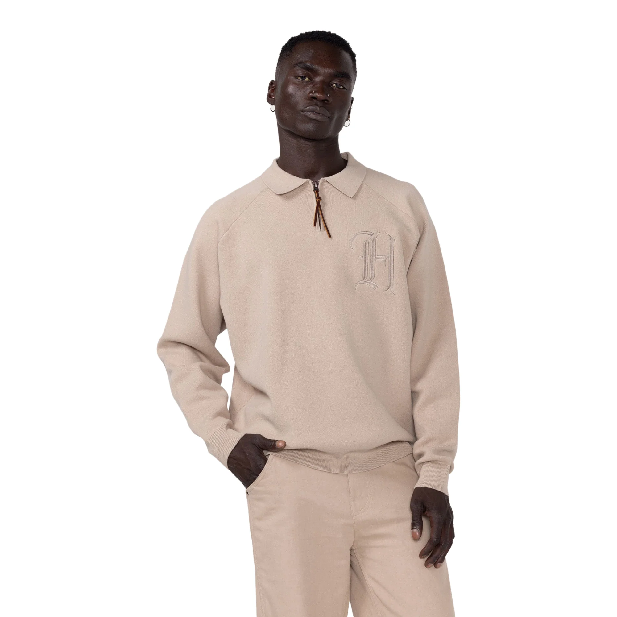 Honor The Gift Mens C-Fall HTG Zip Henley - Image 2