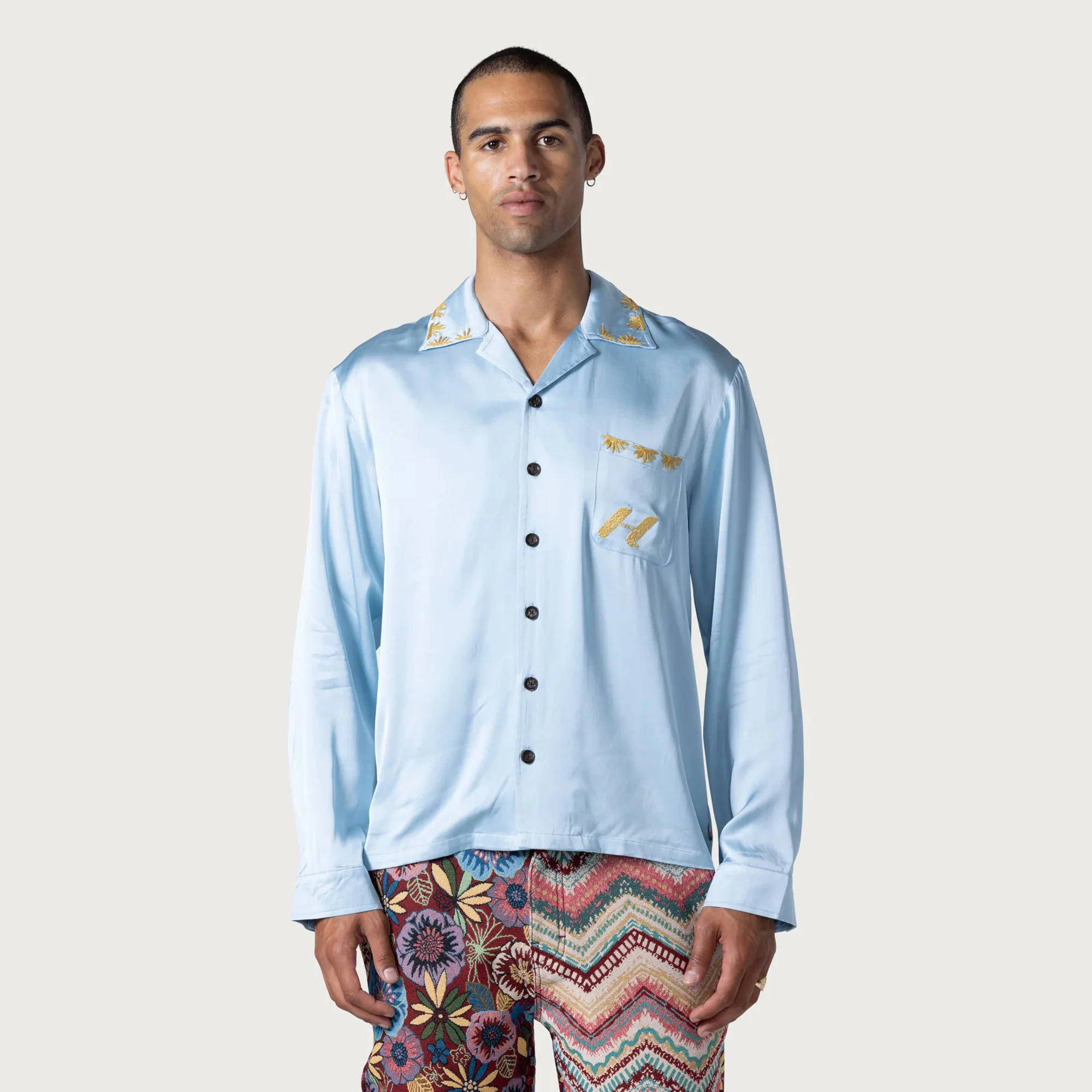 Honor The Gift Mens Palm Stitch LS Button Up - Image 2