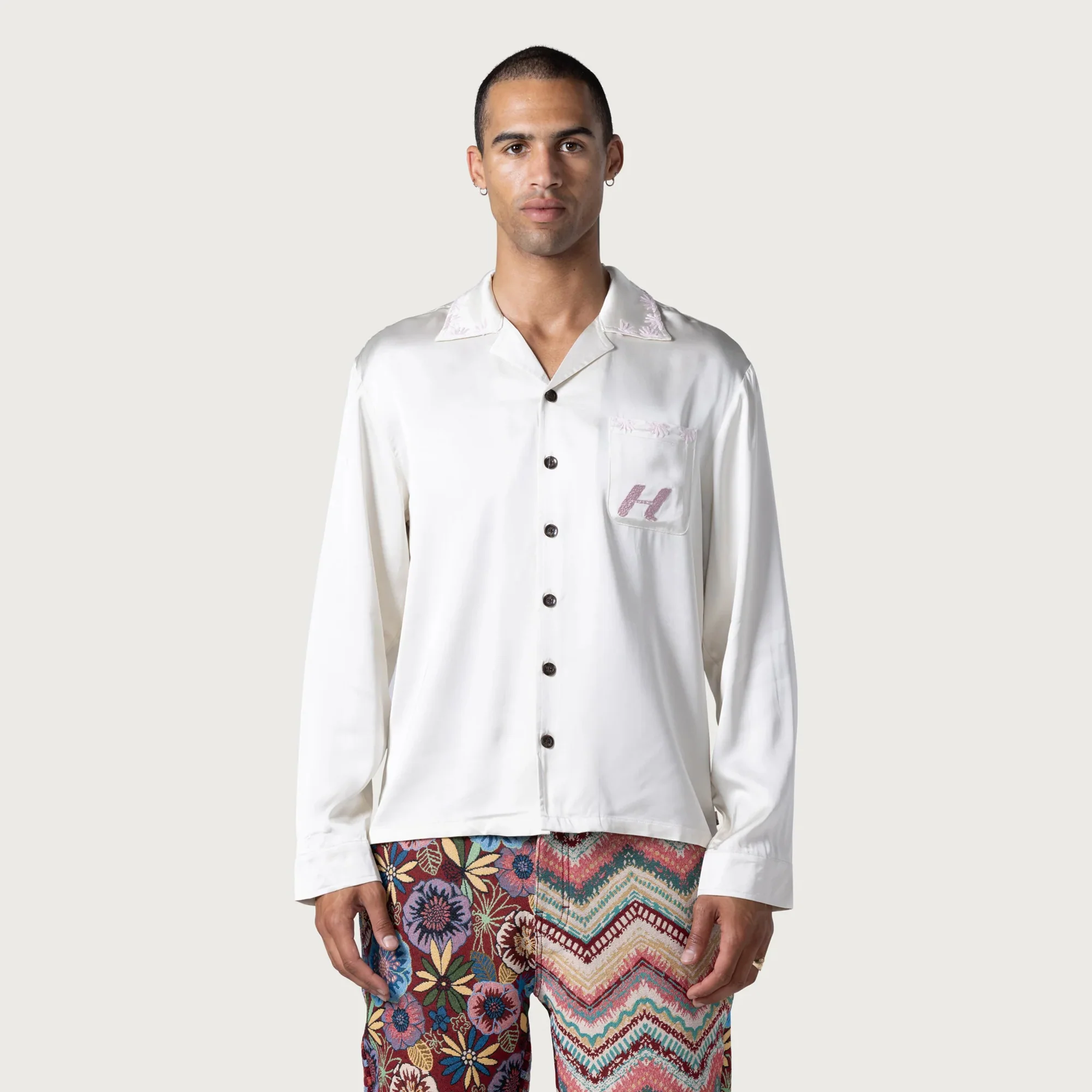 Honor The Gift Mens Palm Stitch LS Button Up - Image 2