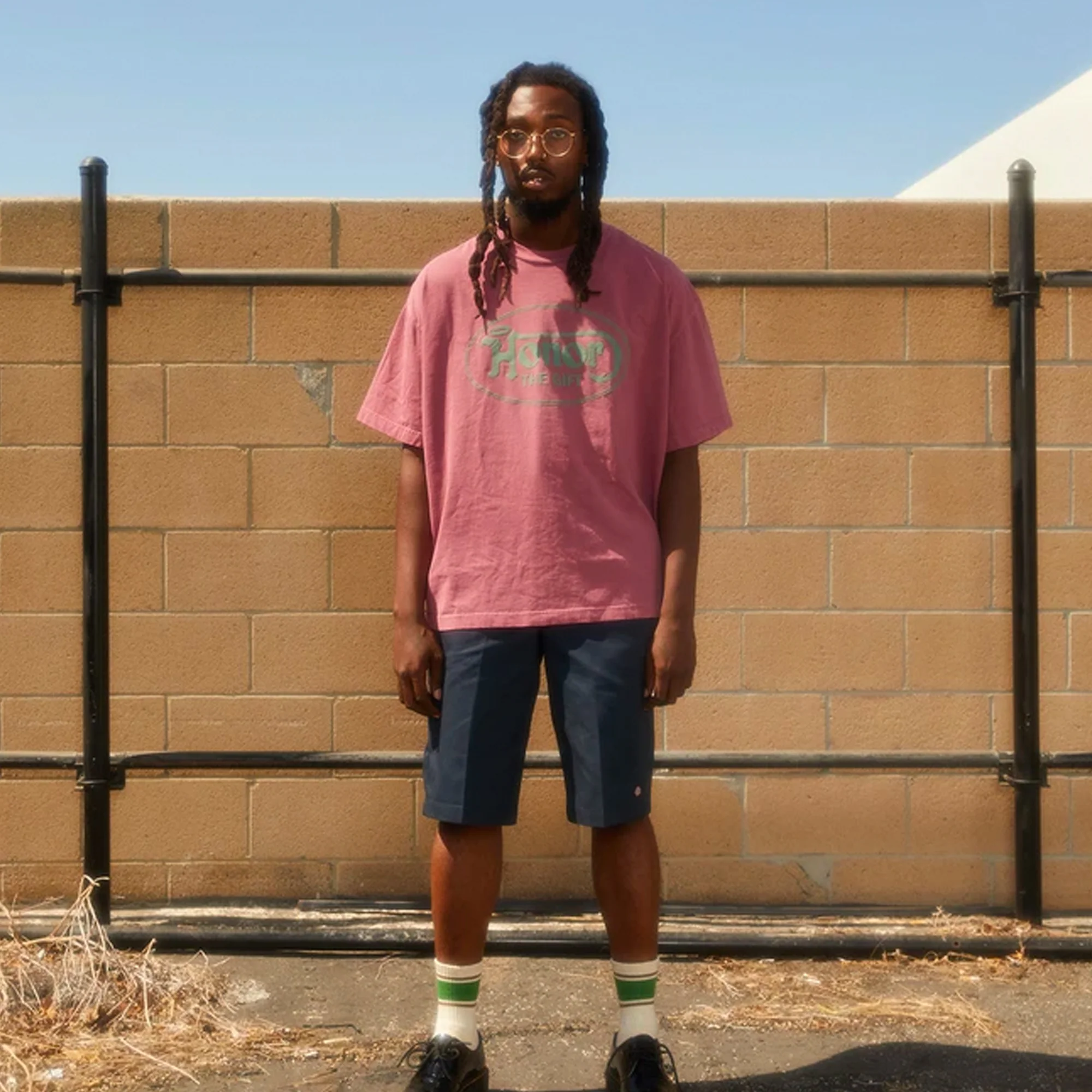 Honor The Gift Mens City Of Angels Tee 'Brick' - Image 3