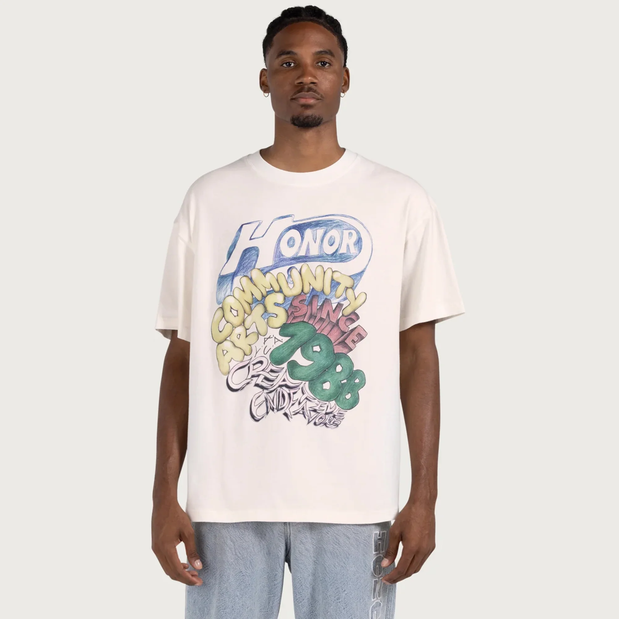 Honor The Gift Mens Comm Arts Creative Tee - Image 2