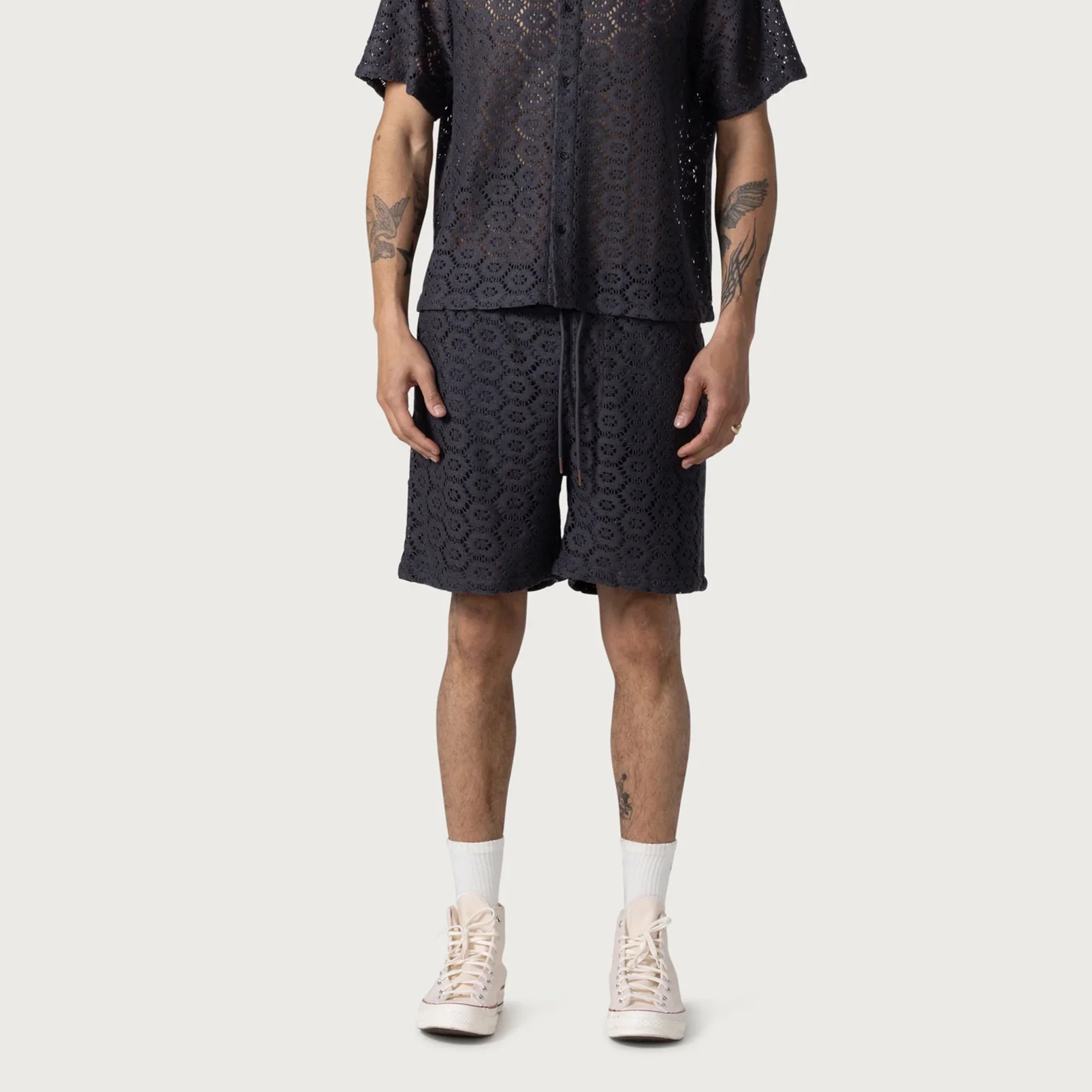 Honor The Gift Mens Crochet Shorts - Image 2