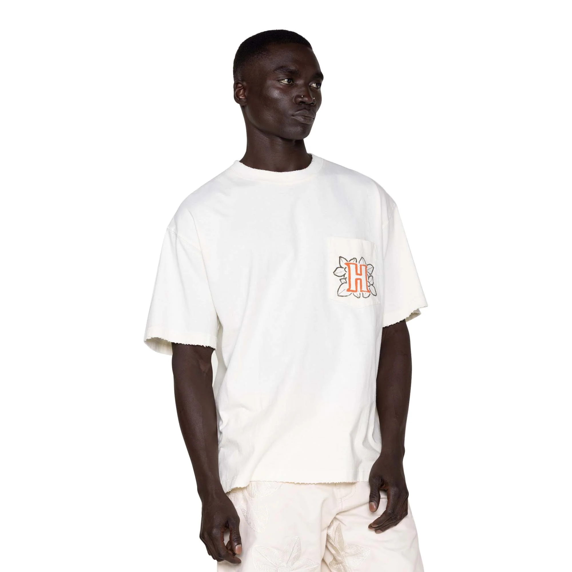 Honor The Gift Mens Floral Pocket SS Tee - Image 2