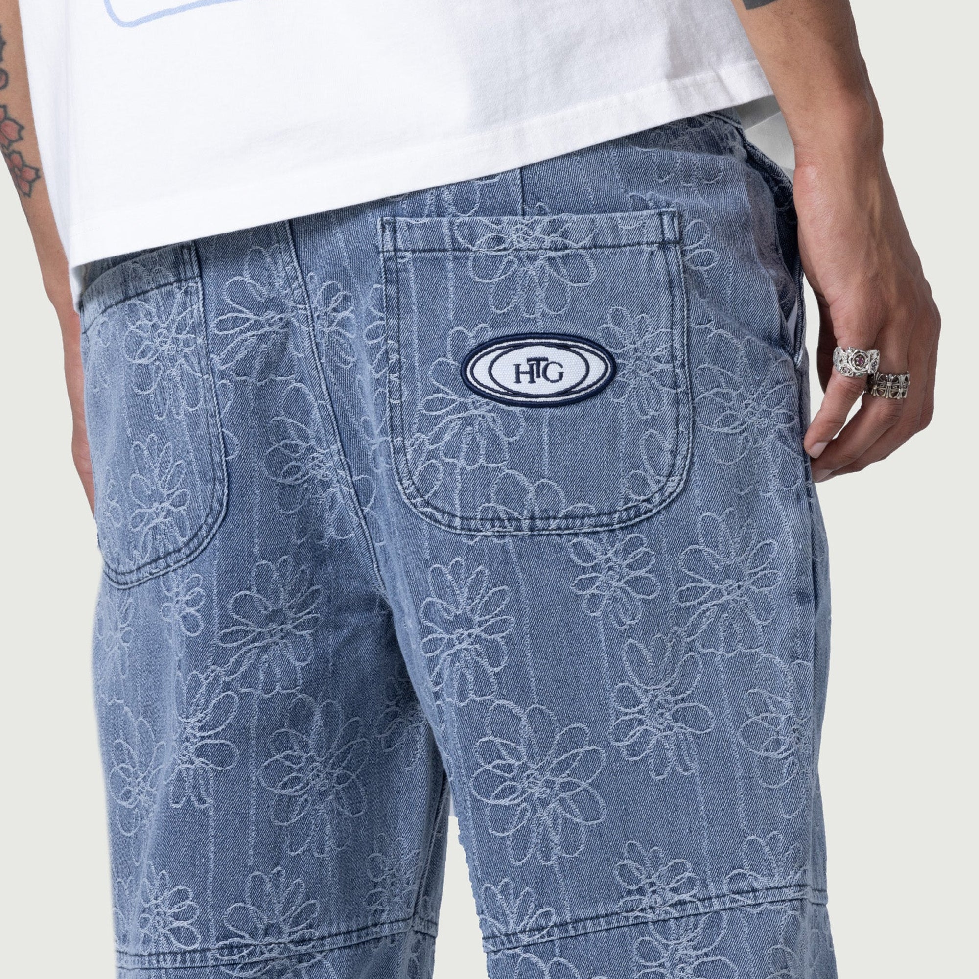 Honor The Gift Mens Flower Jacquard Pants - Image 4